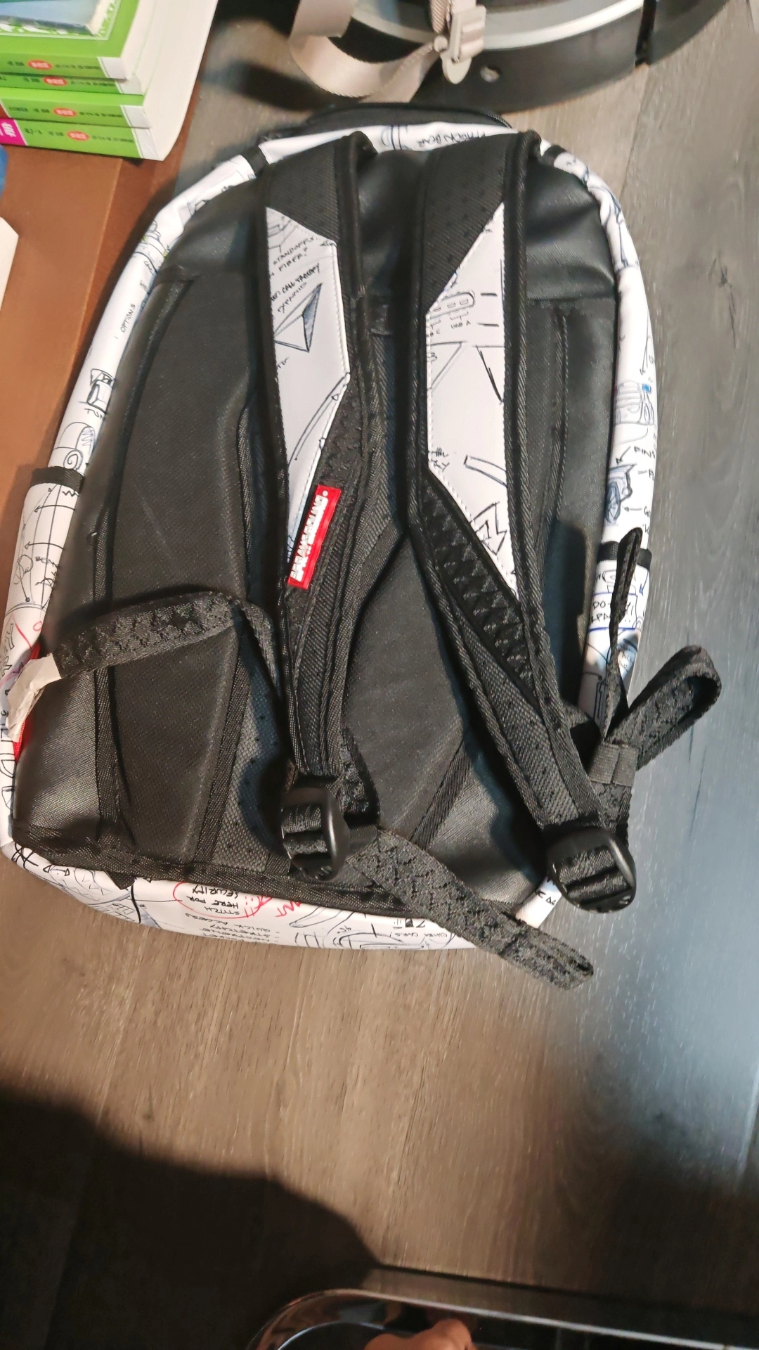 custom review-SPRAYGROUND Рюкзак из ПВХ стандартный унисекс натуральный белый