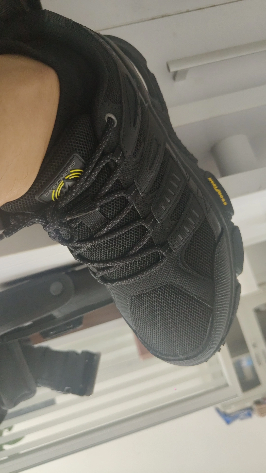 custom review-Skechers Износостойкие Дышащие Низкие Кеды для Бега Мужские Черные