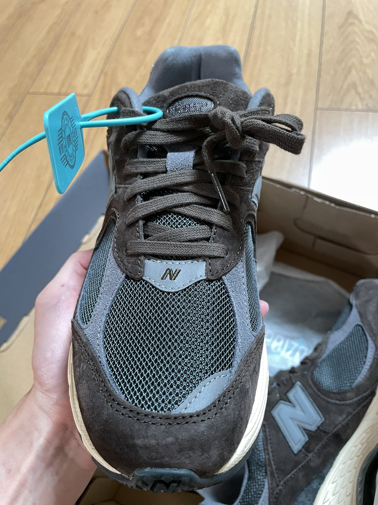 custom review-New Balance NB 2002R Low Топ Повседневные Беговые Кроссовки Унисекс Кофейно-Серый