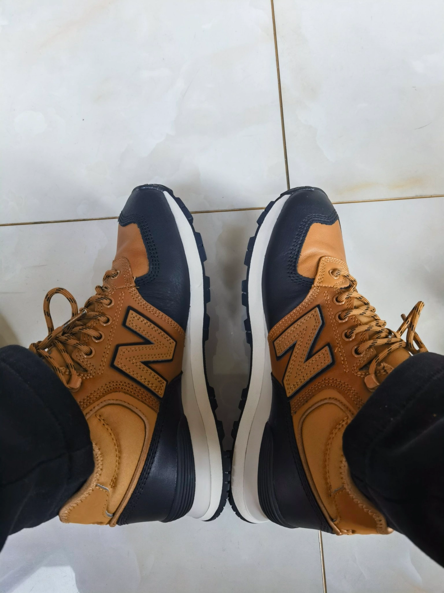 custom review-New Balance NB 574 MID Топ Повседневные Беговые Кроссовки Унисекс Коричневый