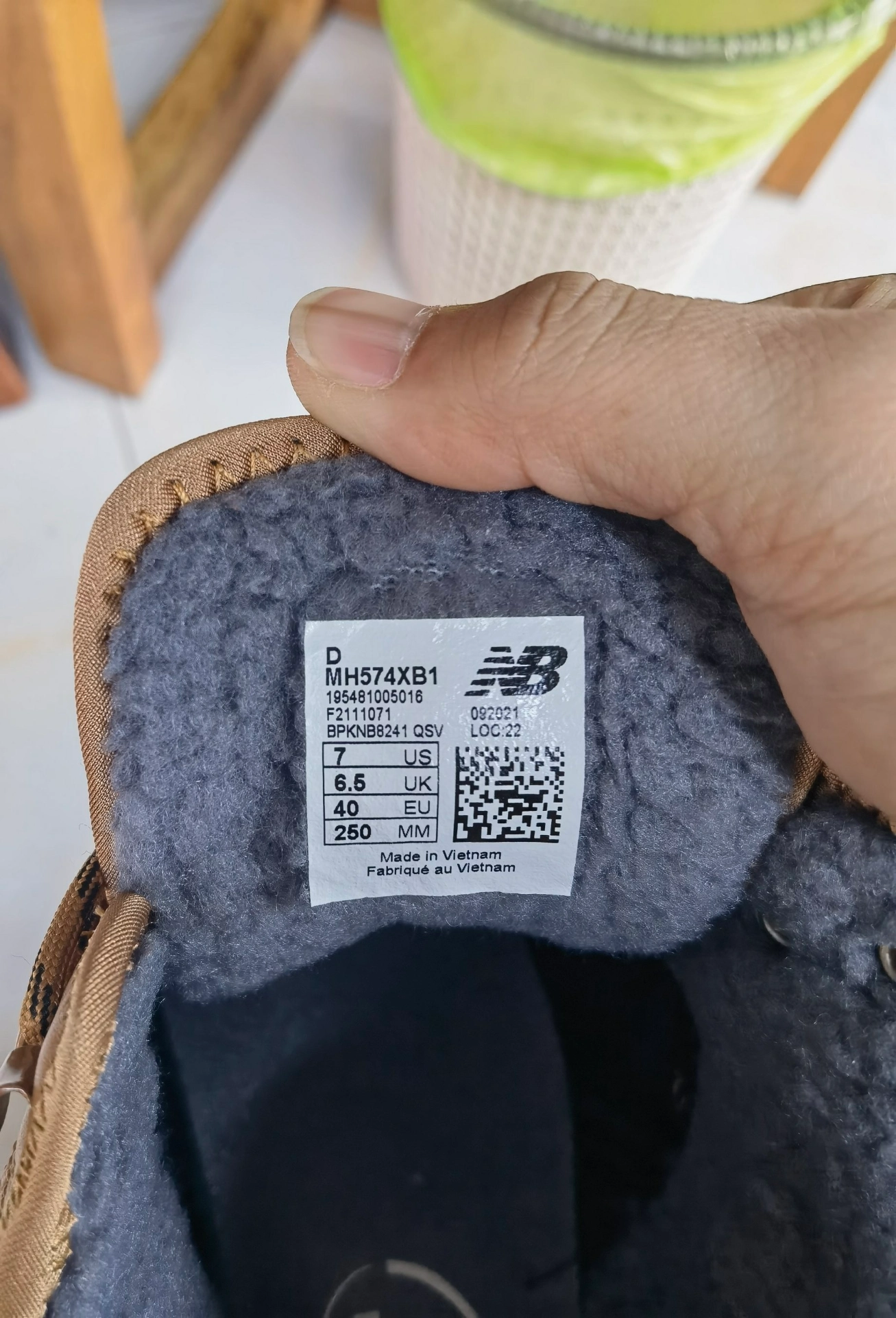 custom review-New Balance NB 574 MID Топ Повседневные Беговые Кроссовки Унисекс Коричневый