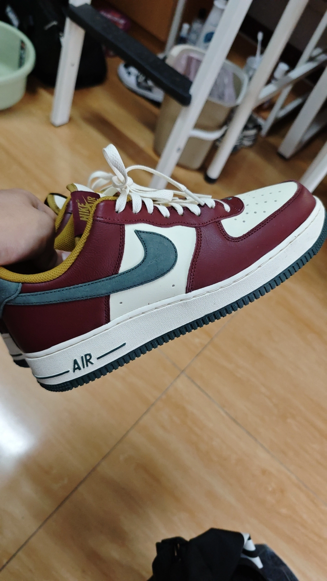custom review-Nike Air FORCE 1 Low Топ Скейтборд Кроссовки Мужские Белый Умбра
