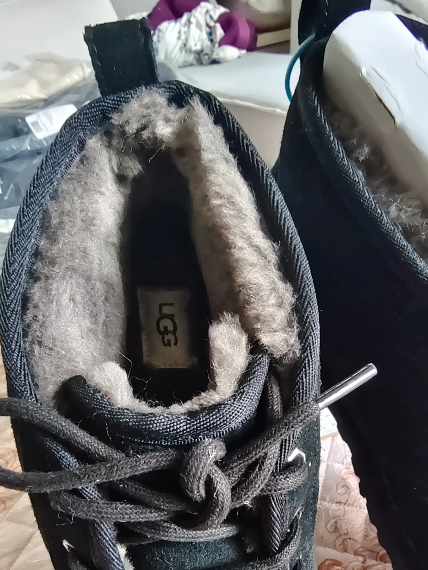 custom review-UGG Neumel Термический Устойчивый к Износу Ботинки до Щиколотки Мужские Черные