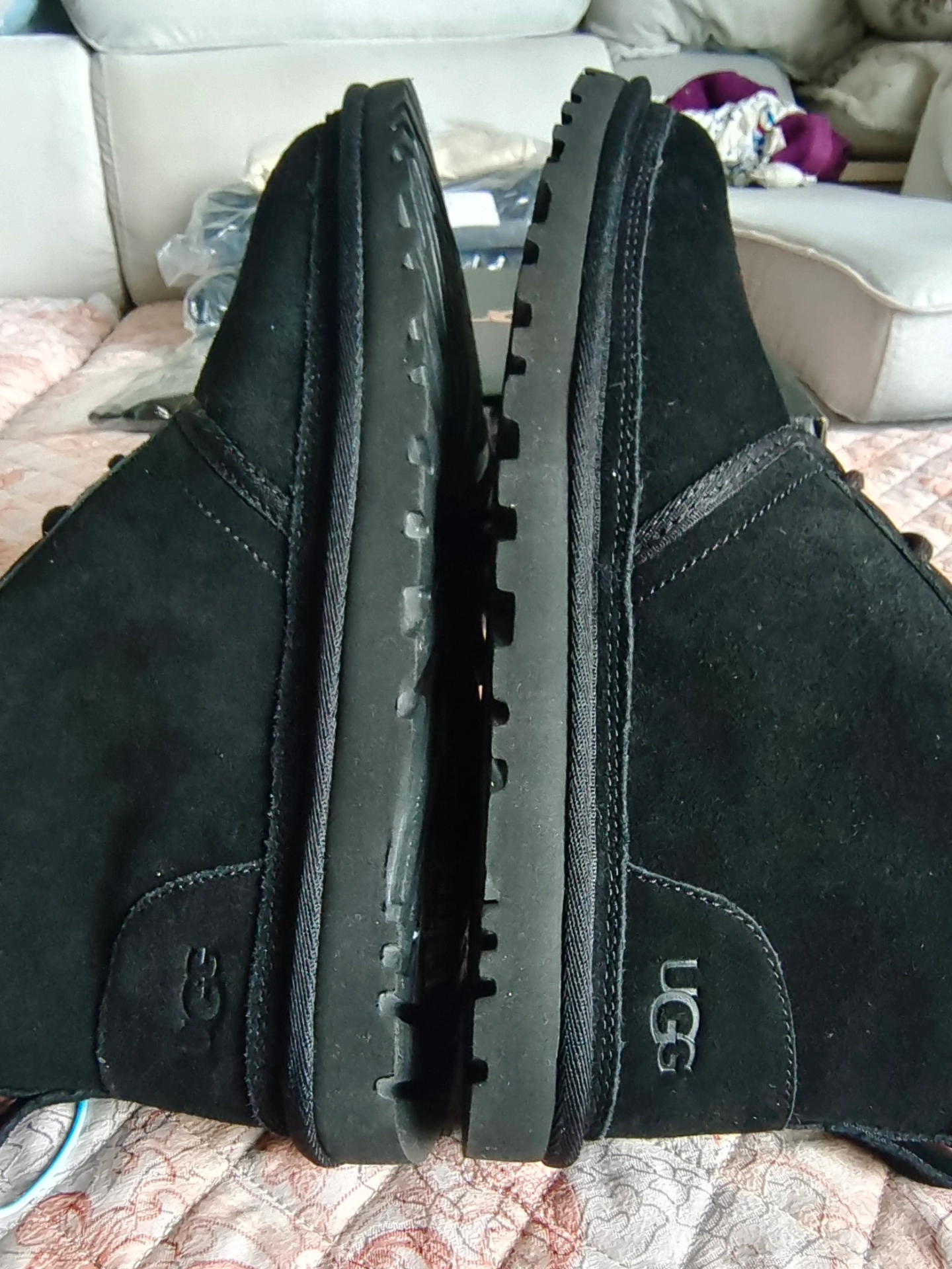custom review-UGG Neumel Термический Устойчивый к Износу Ботинки до Щиколотки Мужские Черные