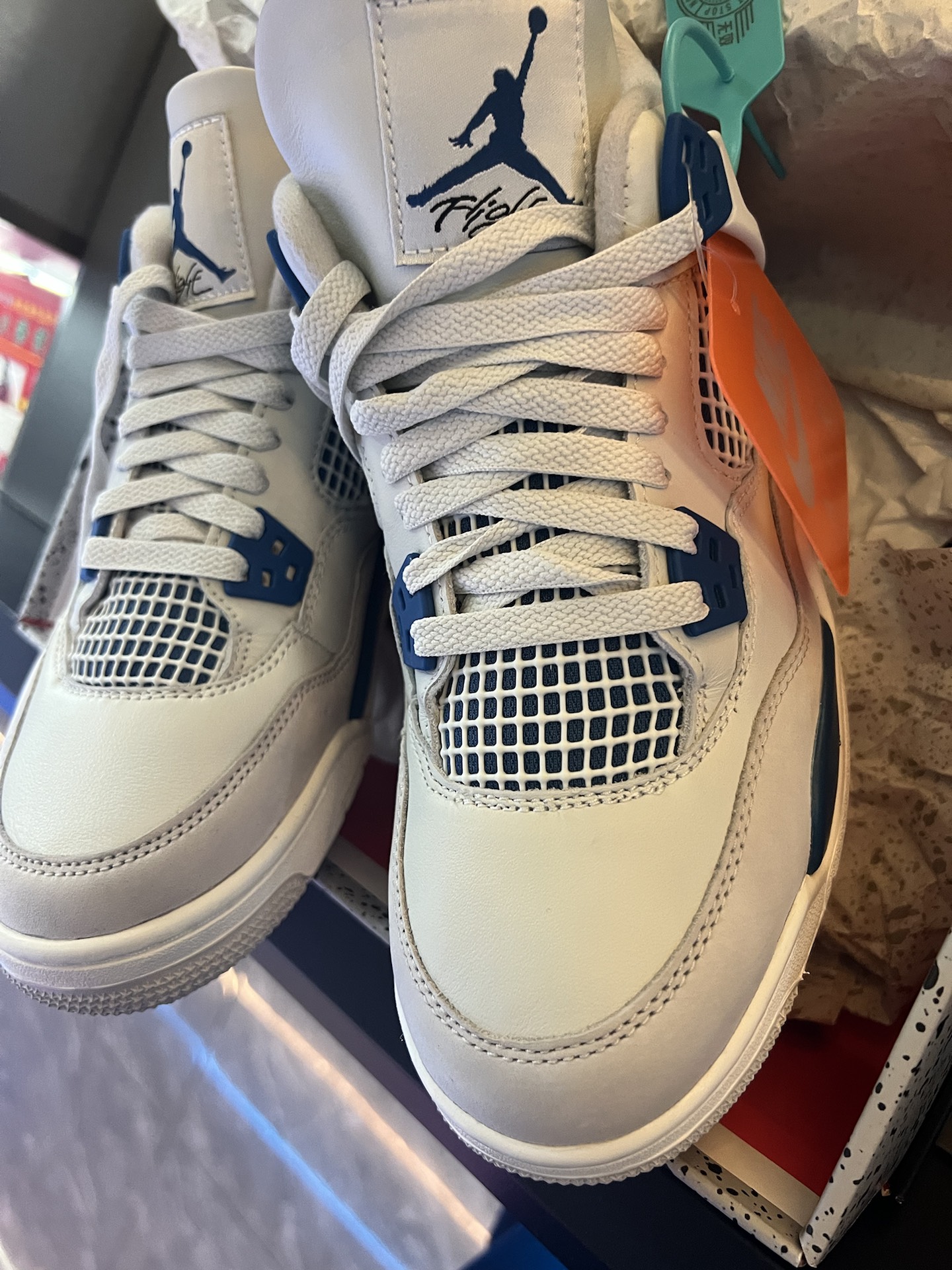 custom review-Jordan 4 Retro Military Blue 2024 GS