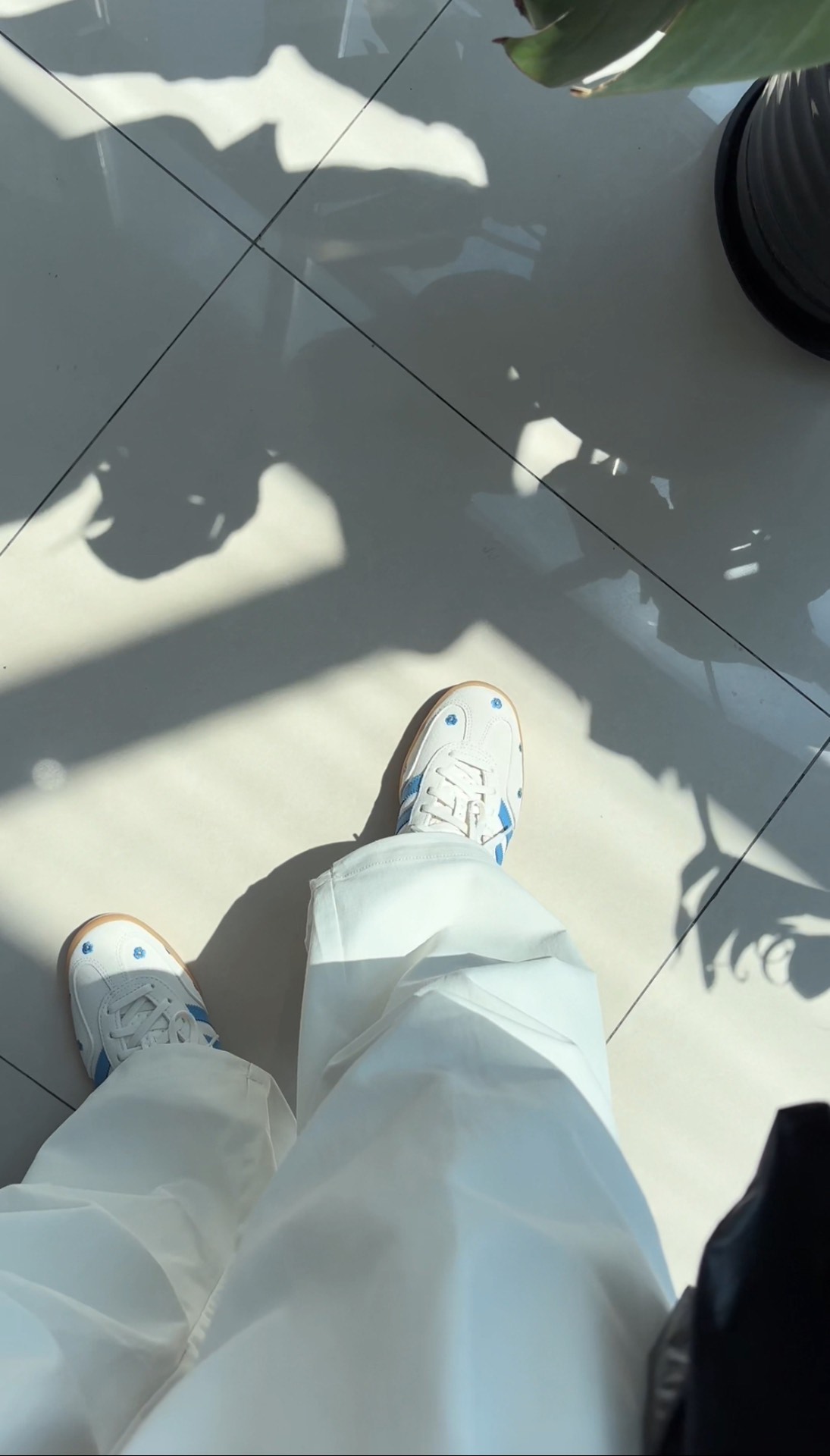 custom review-Adidas Originals Gazelle 'Цветочный Бежевый Светло-Синий' Низкие Кроссовки для скейтбординга Женские Серые