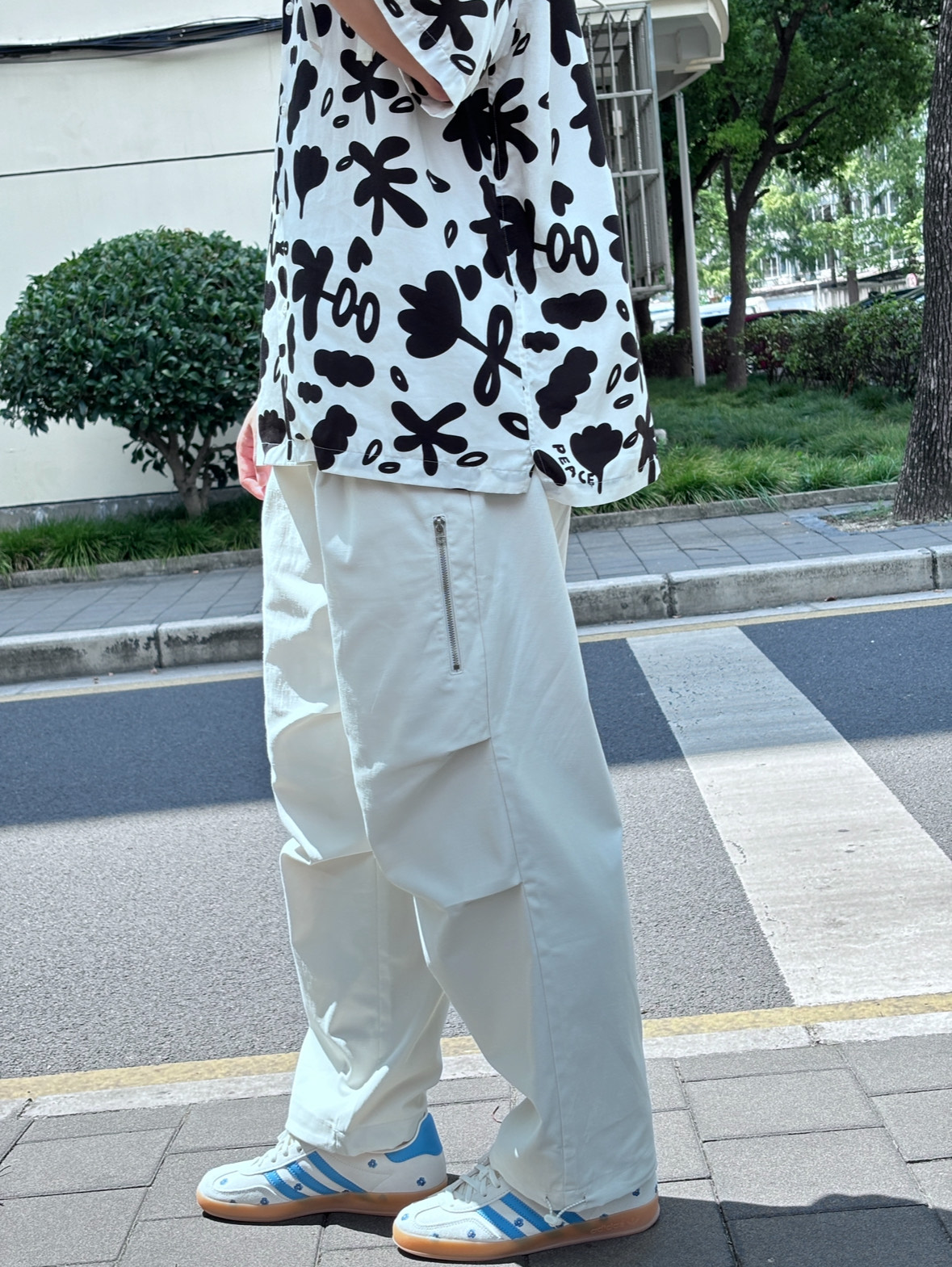 custom review-Adidas Originals Gazelle 'Цветочный Бежевый Светло-Синий' Низкие Кроссовки для скейтбординга Женские Серые