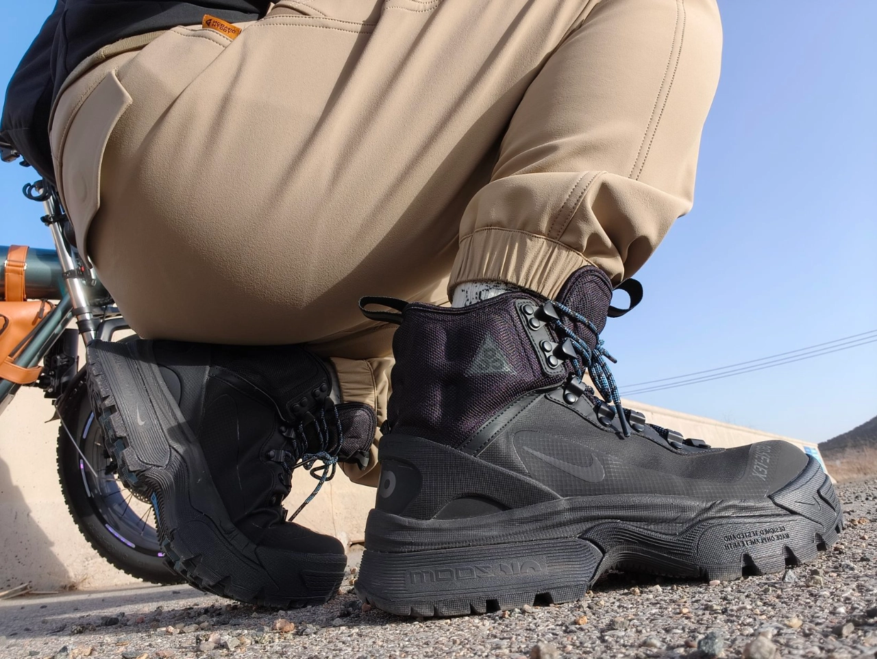 custom review-Nike Air Zoom GAIADOME Gore Te Slip Resistant Abrasion Resistant High Top Streetwear Мужская