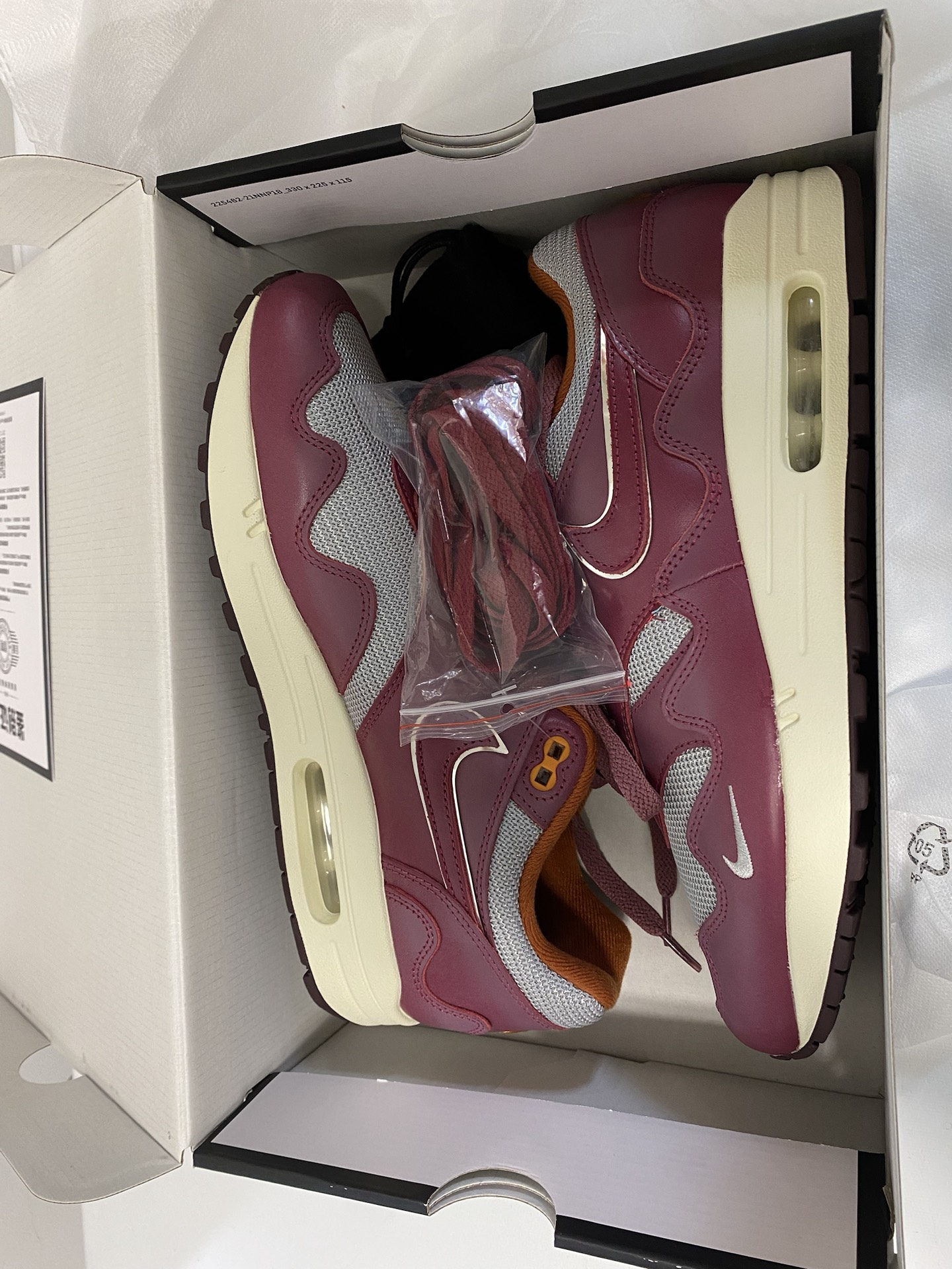 custom review-Patta x Nike Air Max 1 Амортизация и Дышащий Низкий Топ Повседневные Беговые Кроссовки Унисекс Красный