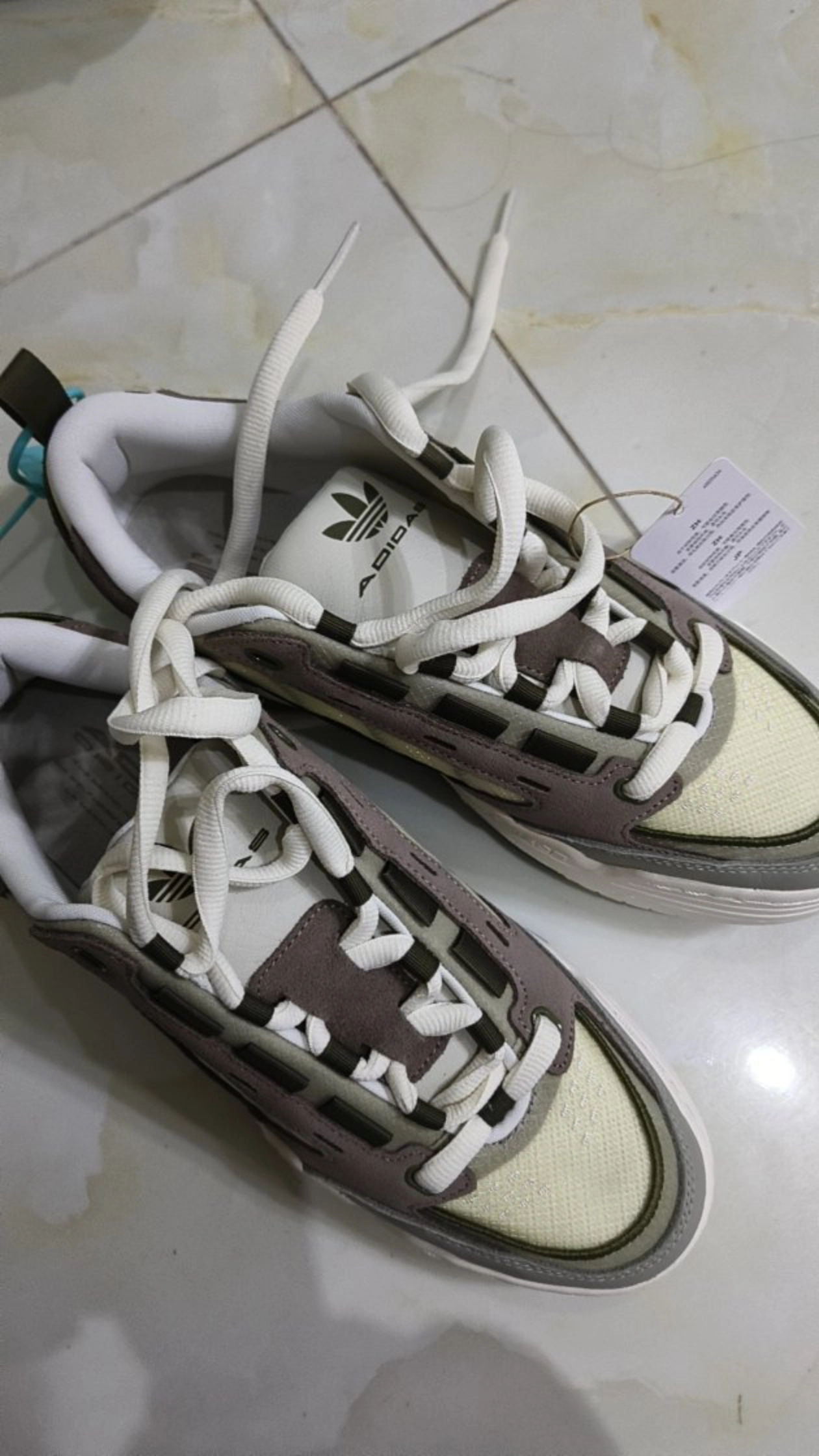 custom review-Adidas Originals Adi2000 Slip Resistant Abrasion Resistant Легкий Low Top Скейтборд Кроссовки Унисекс Серый Коричневый