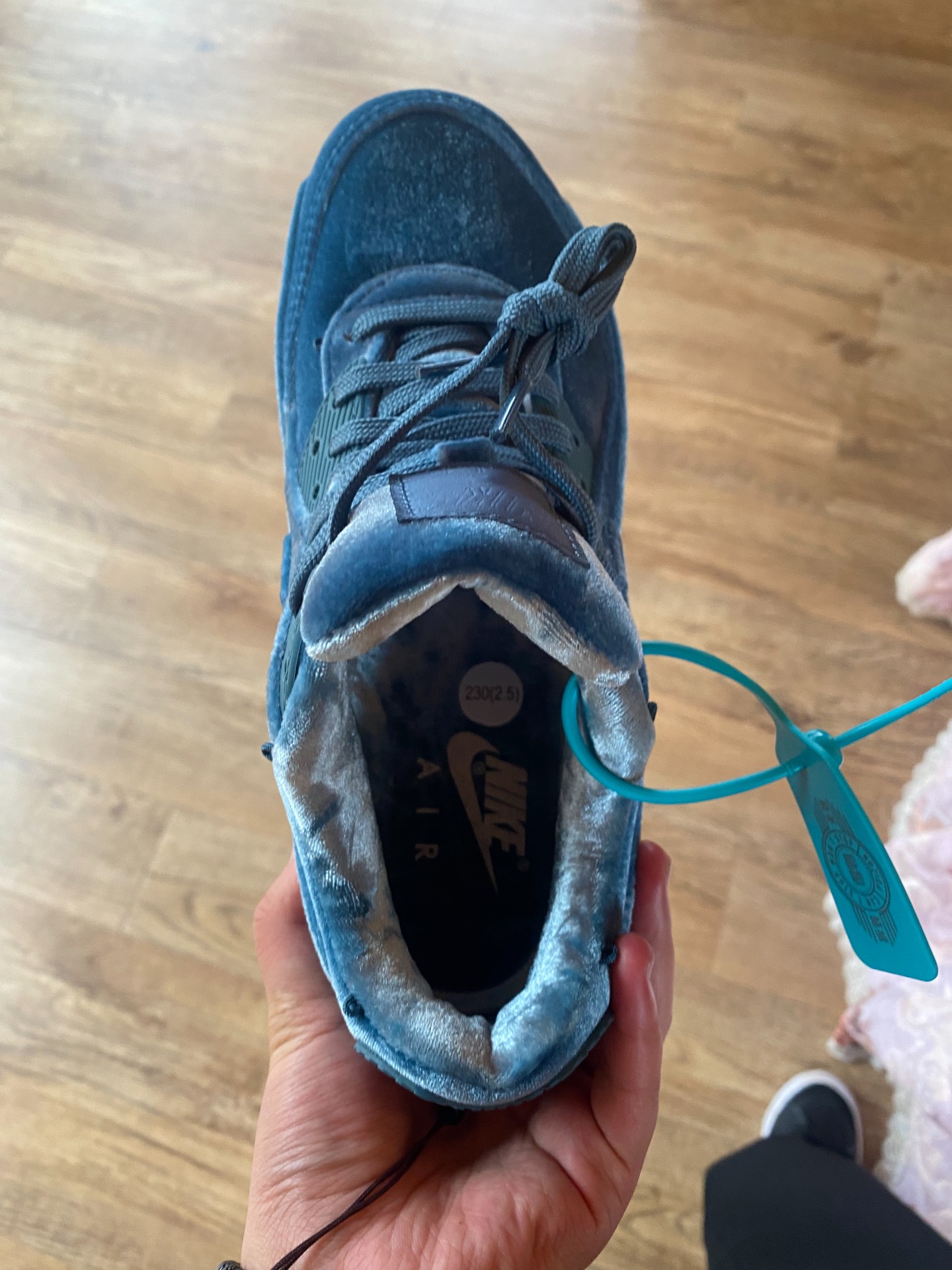 custom review-Nike Air Max 90 Low Топ Повседневные Беговые Кроссовки Женские Озерный Зеленый