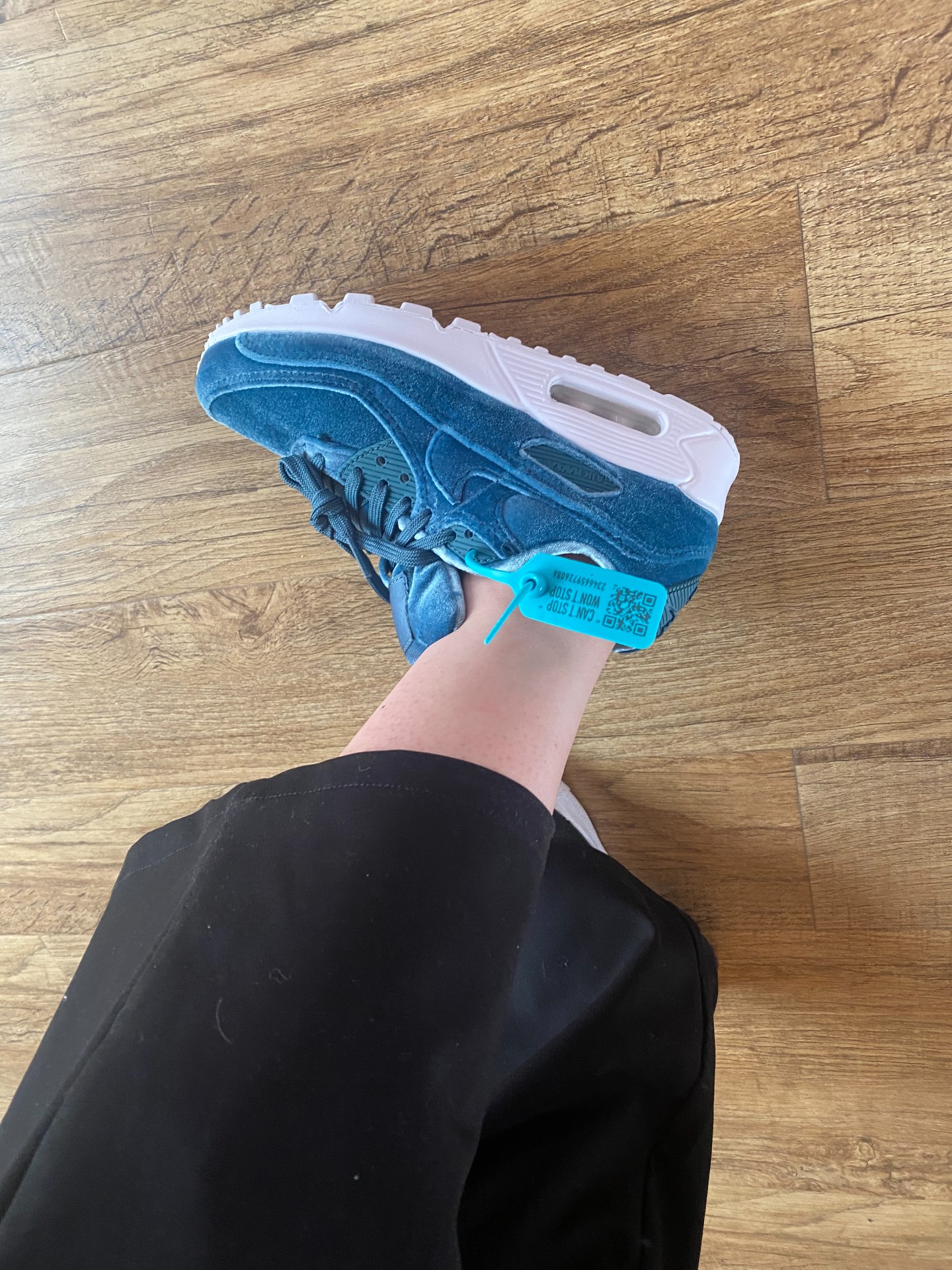 custom review-Nike Air Max 90 Low Топ Повседневные Беговые Кроссовки Женские Озерный Зеленый