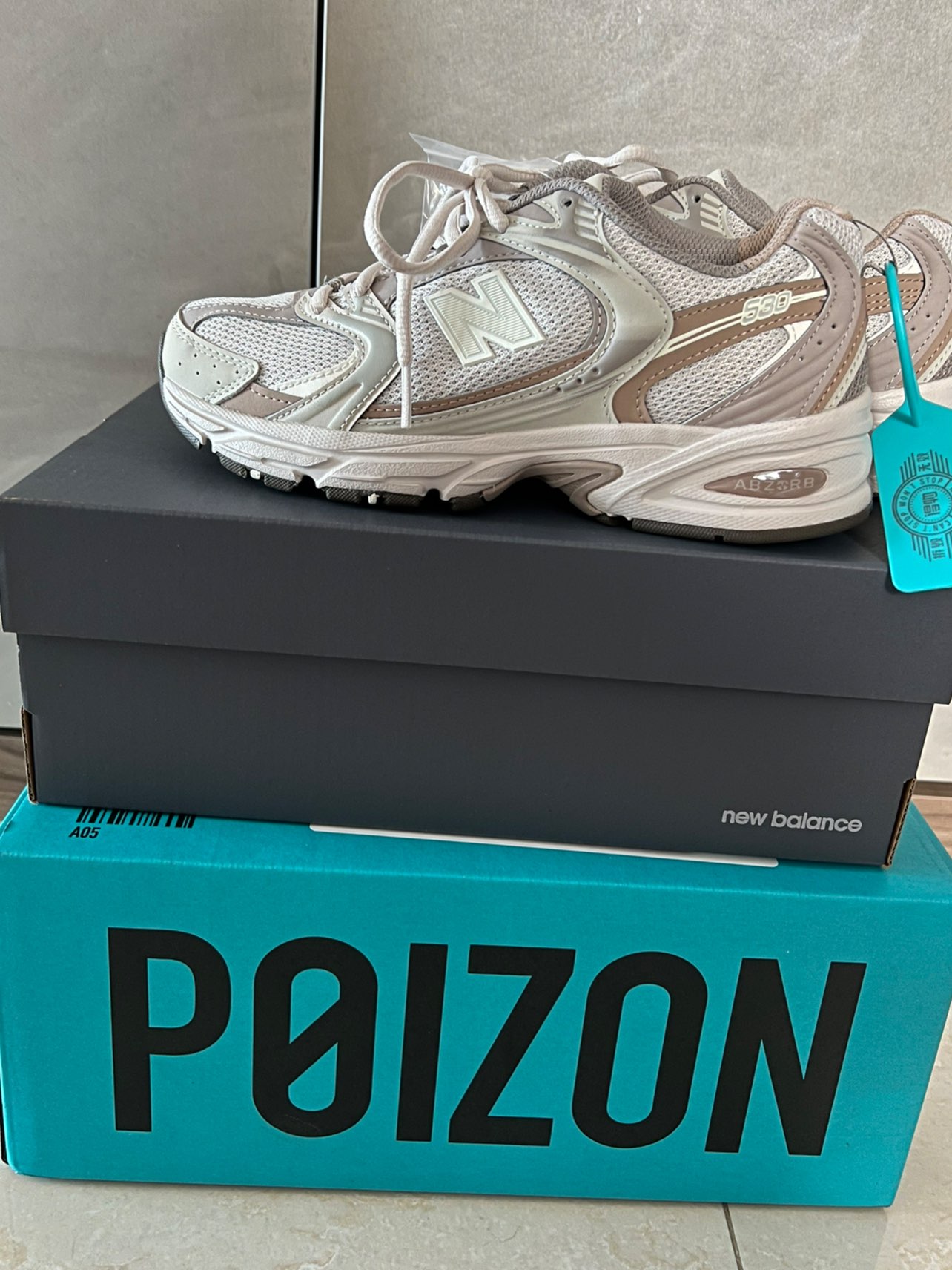 custom review-New Balance NB 530 Устойчивый к истиранию Низкий Топ Повседневная Городская Коммутерская Беговая Обувь Unisex Light Слоновая Серый