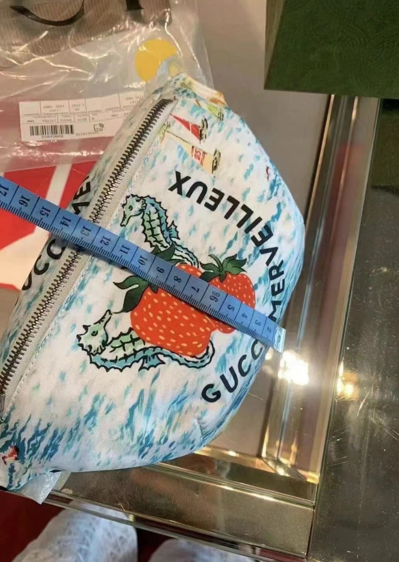 custom review-GUCCI Переработанный нейлон Поясная сумка (бандана) Сумка на груди (слинг) Детская сумка для малыша