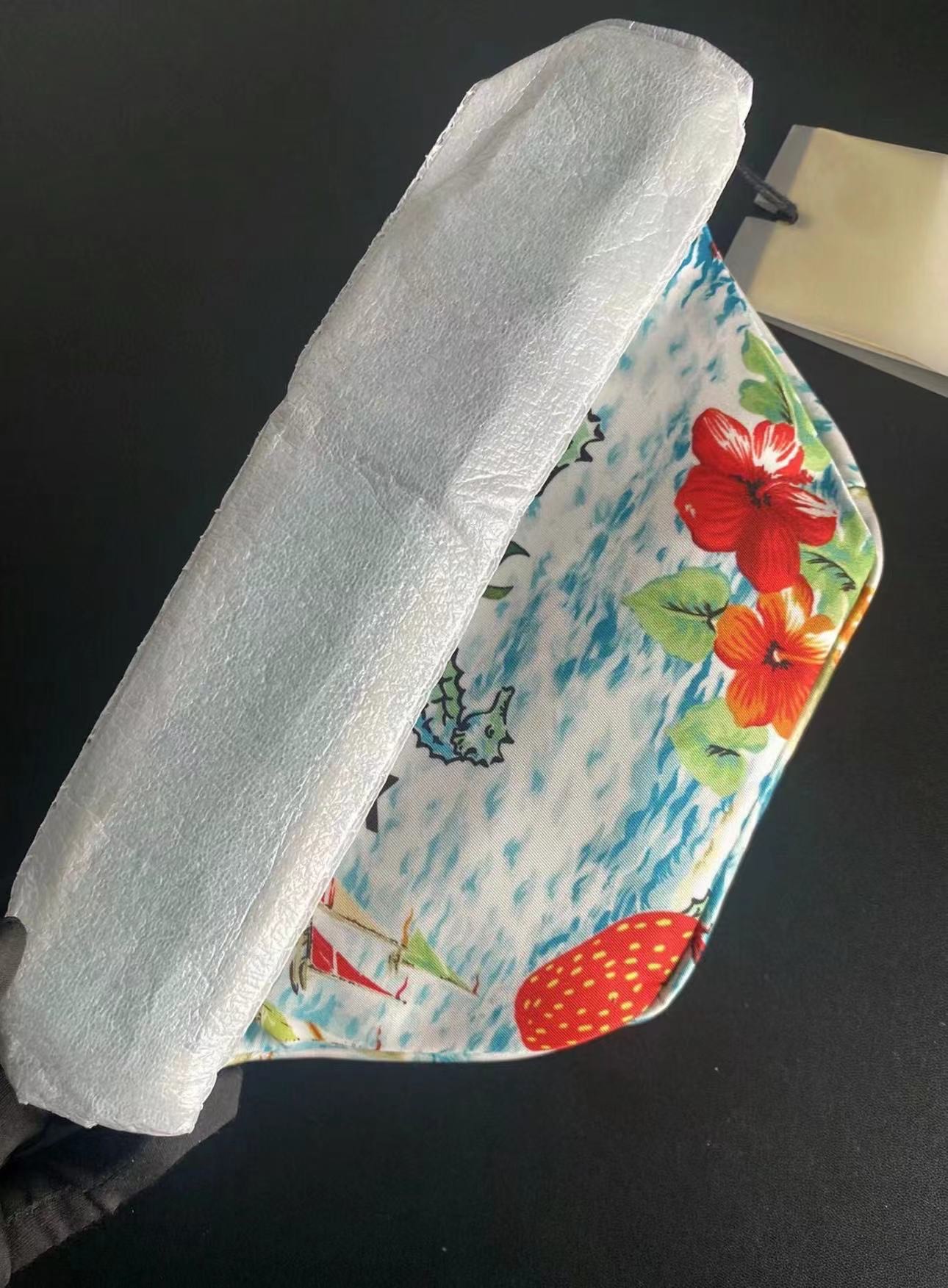 custom review-GUCCI Переработанный нейлон Поясная сумка (бандана) Сумка на груди (слинг) Детская сумка для малыша