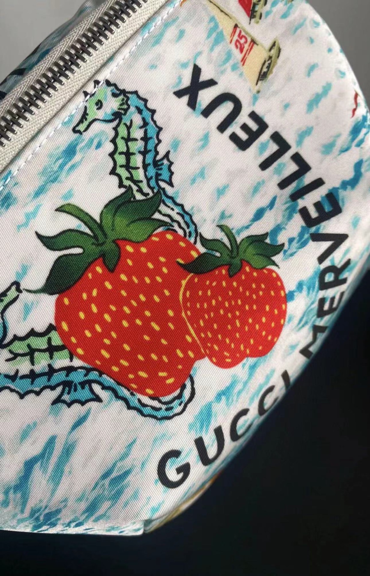 custom review-GUCCI Переработанный нейлон Поясная сумка (бандана) Сумка на груди (слинг) Детская сумка для малыша