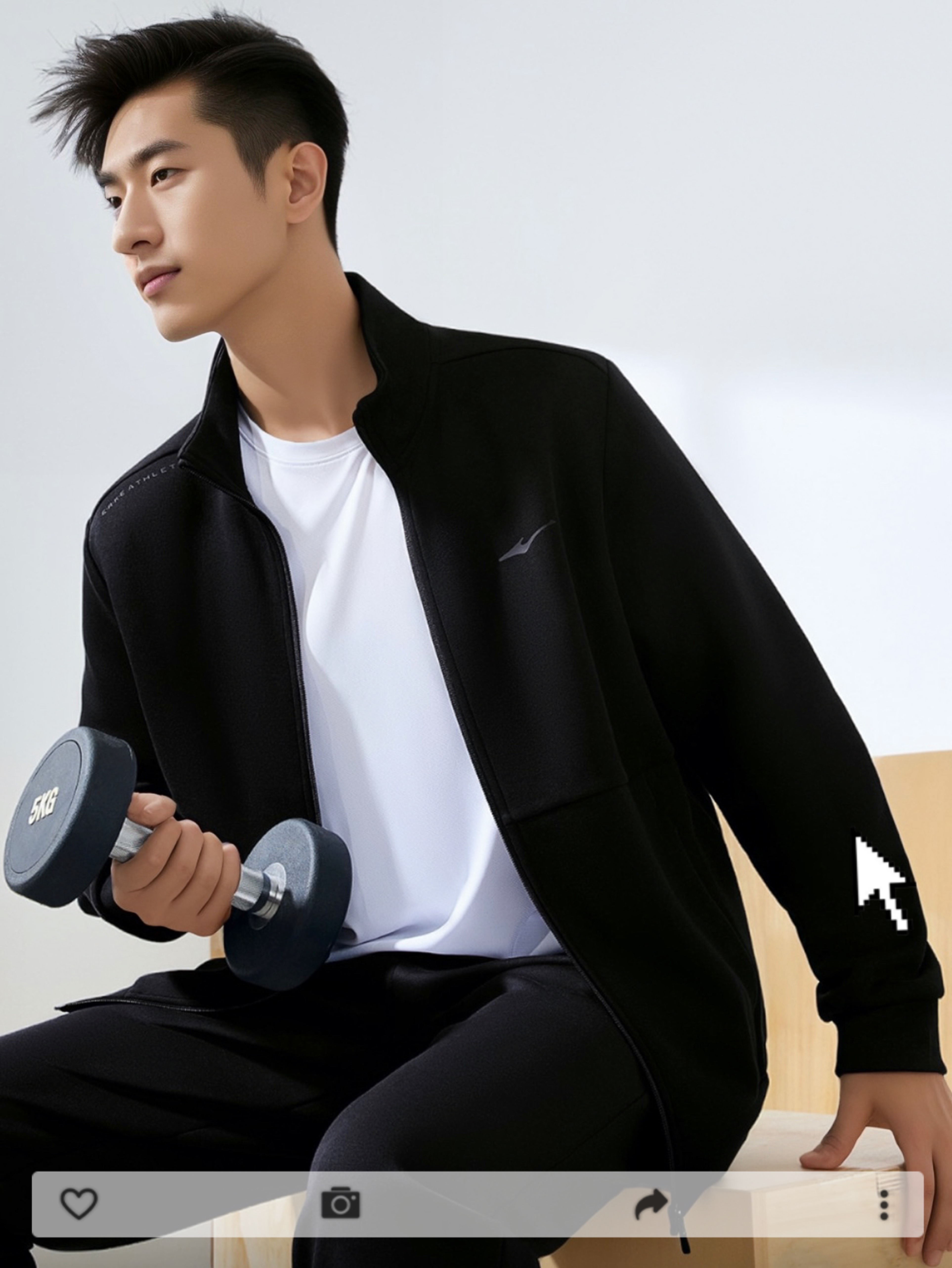 鸿星尔克早春开衫高颜值运动外套