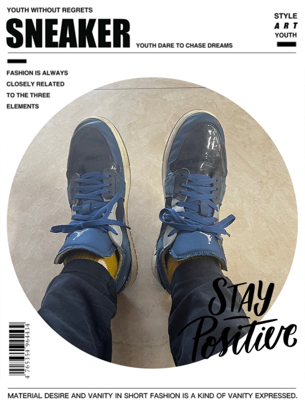 custom review-Jordan Air Jordan 1 Low SE Craft Obsidian Low Top Винтажные баскетбольные кроссовки Мужские Синие