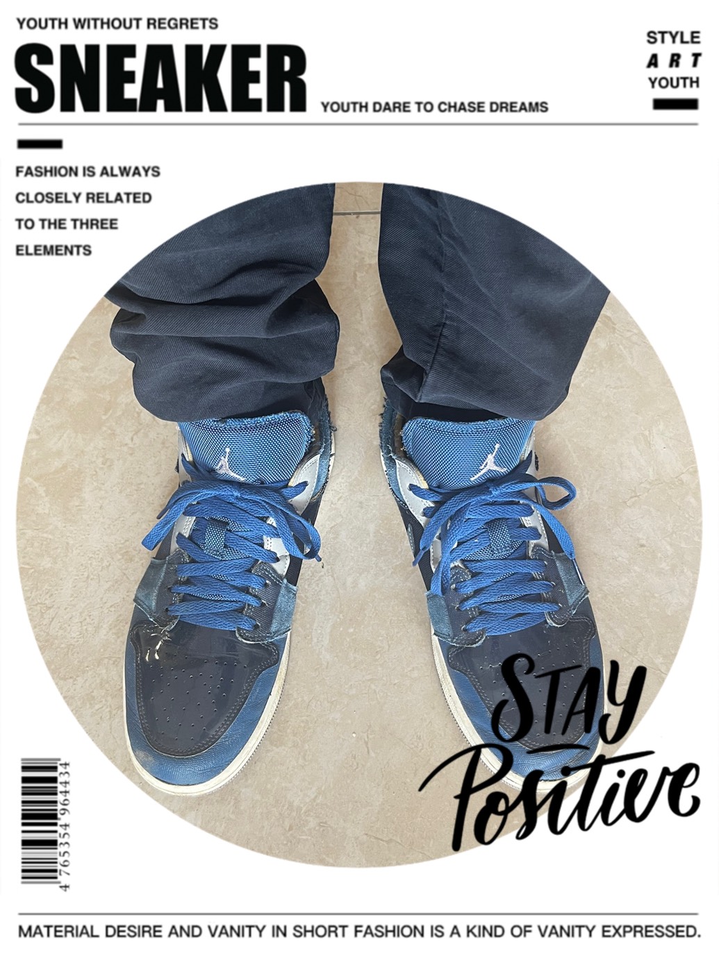 custom review-Jordan Air Jordan 1 Low SE Craft Obsidian Low Top Винтажные баскетбольные кроссовки Мужские Синие