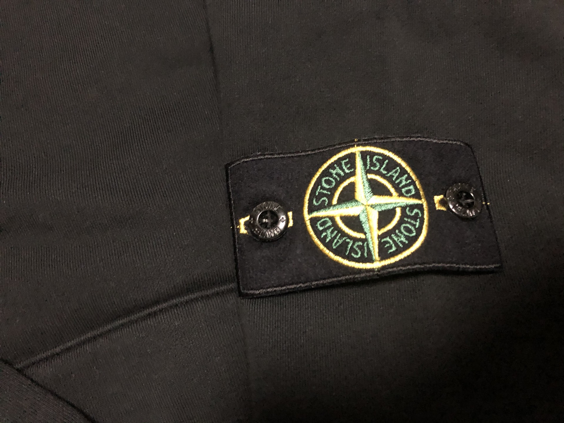 custom review-STONE ISLAND Свитшот Мужской Черный
