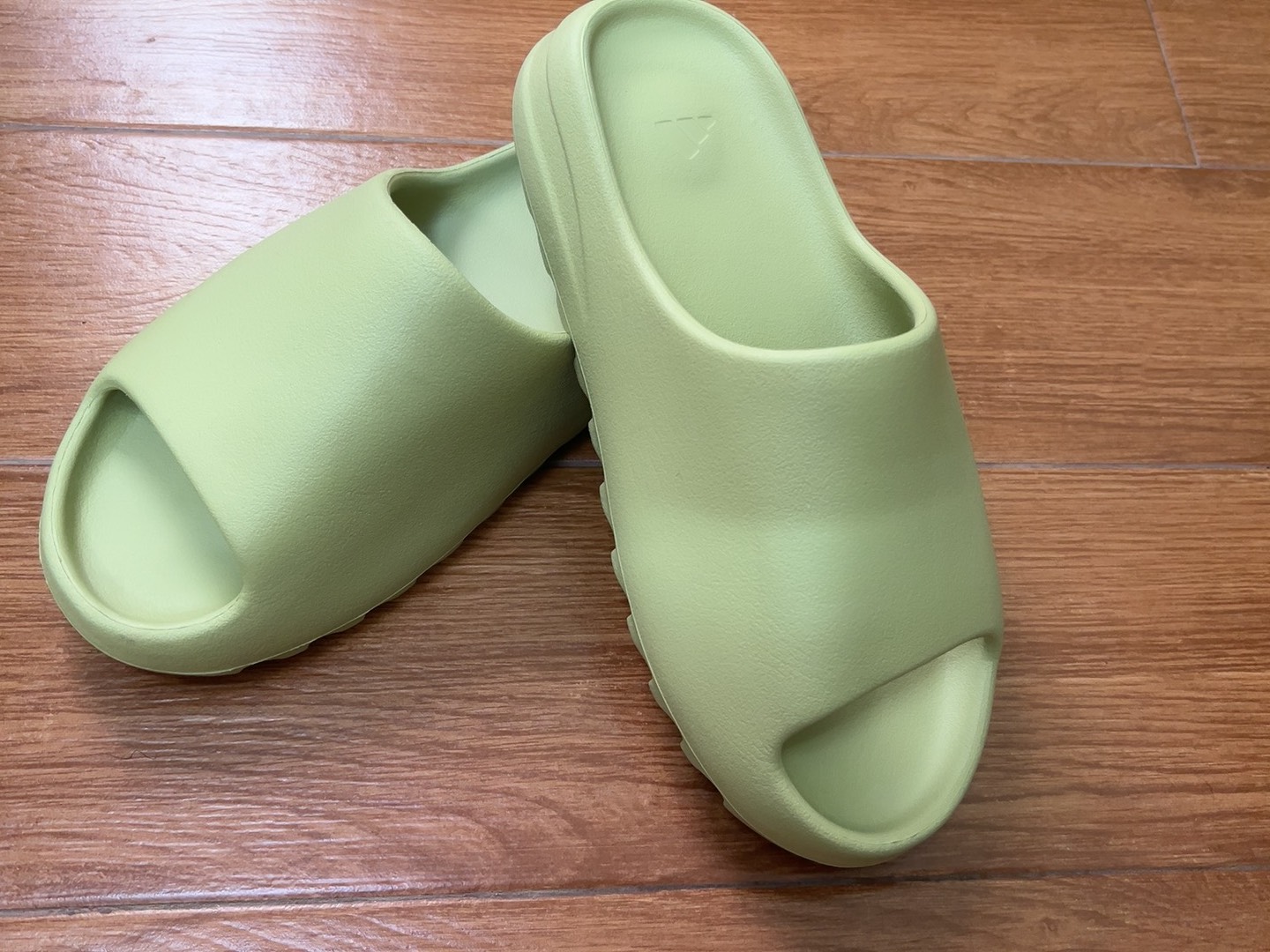 custom review-Adidas Originals Yeezy Slide EVA Slip-on устойчивые слипоны унисекс зеленые