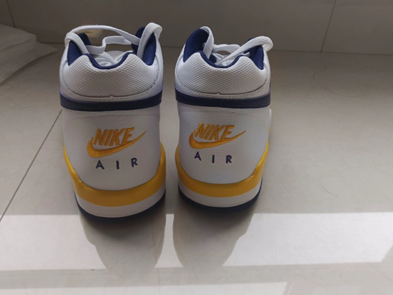 custom review-Nike Air Flight Legacy Lakers Home