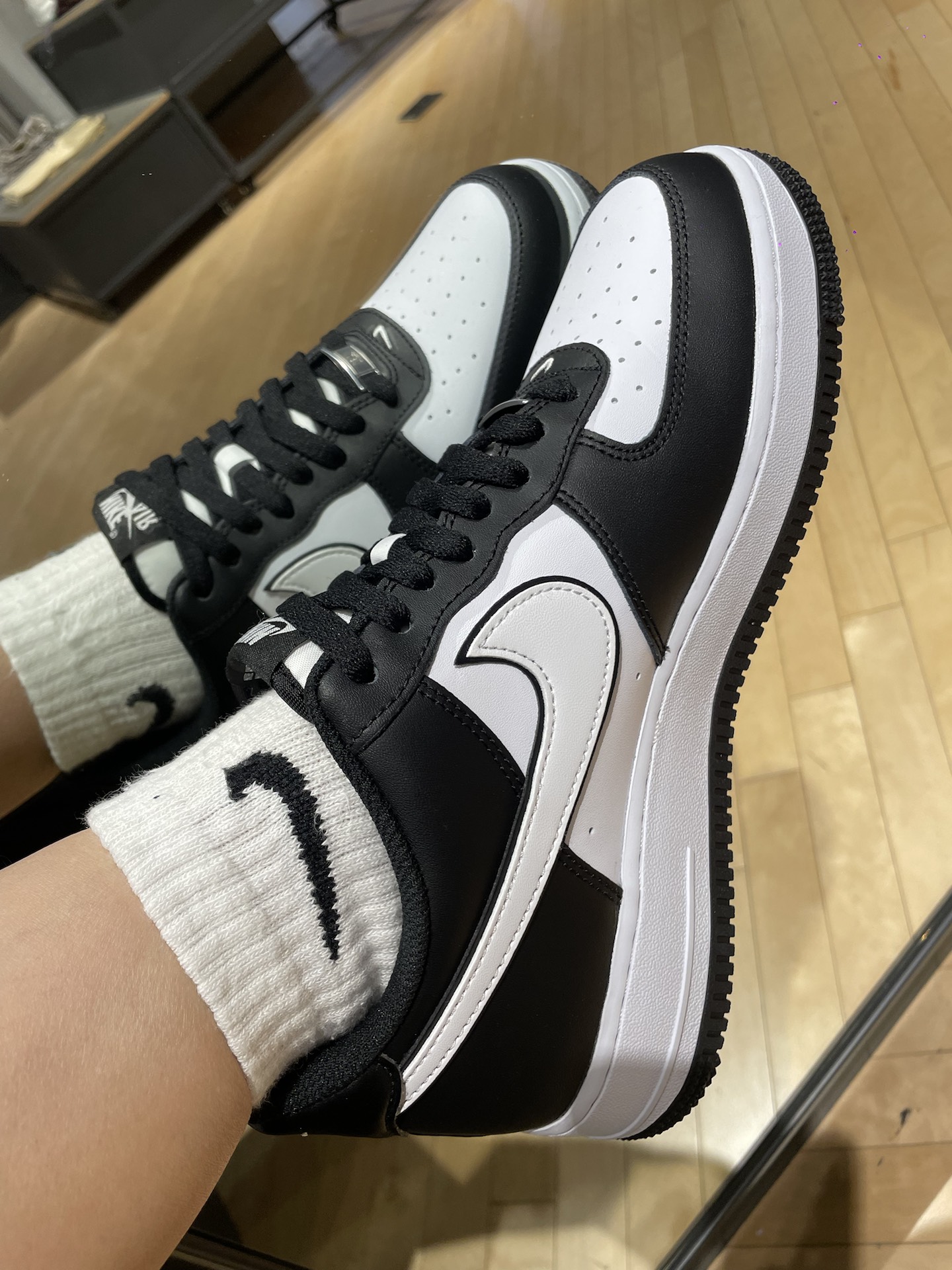 熊猫配色,黑白空军一号