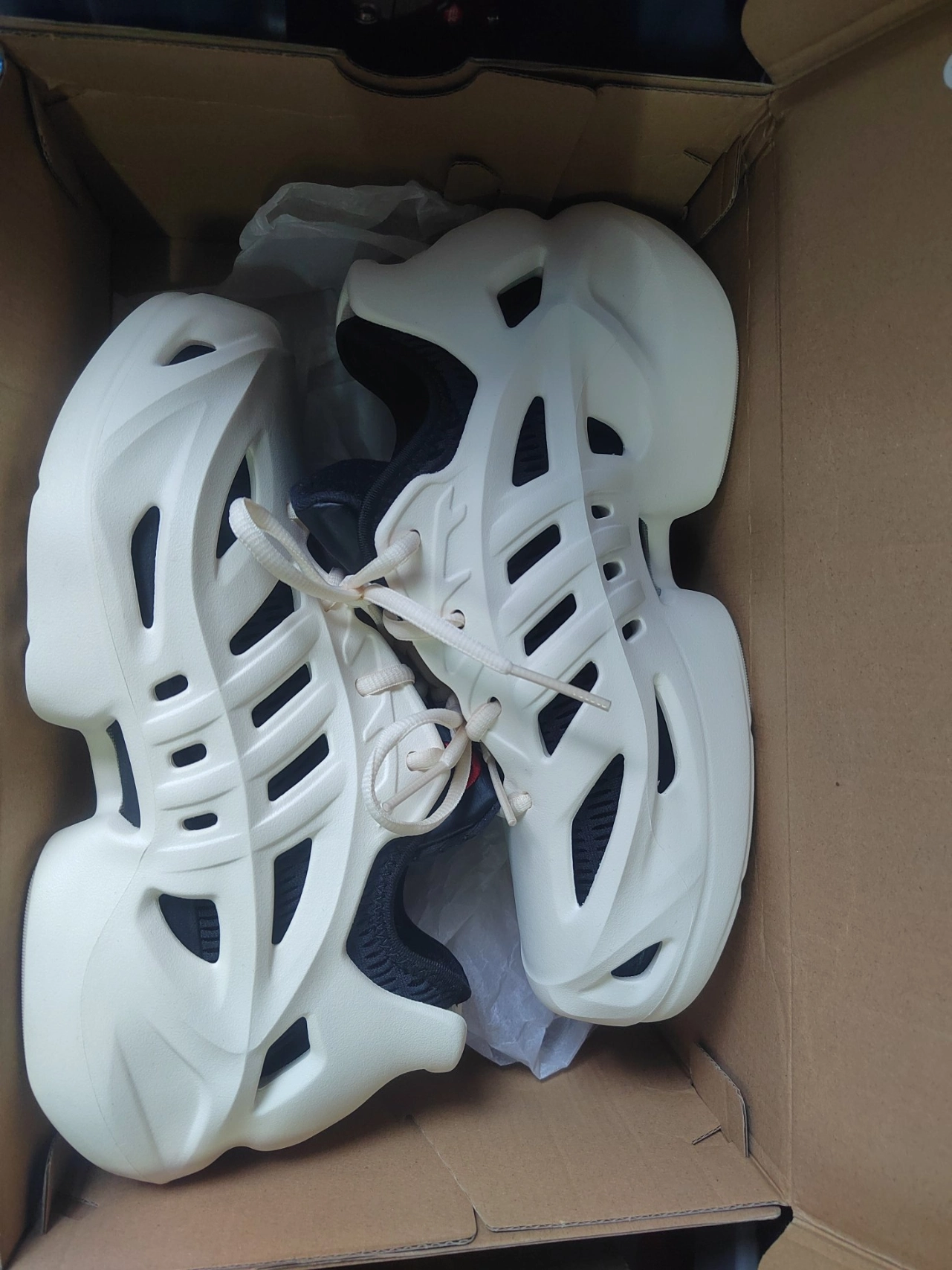 custom review-Adidas Originals Adifom Climacool Амортизация Устойчивость к истиранию Дышащий Низкий Верх Повседневная Обувь Унисекс Белый Черный