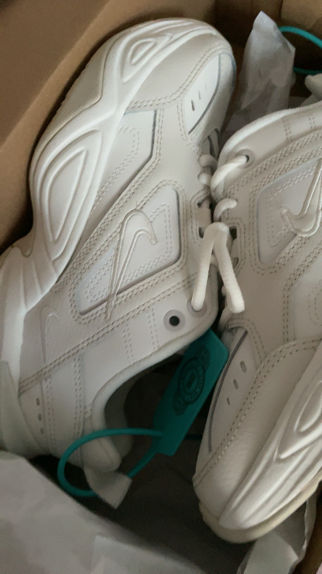 custom review-Nike M2K Tekno Phantom Амортизация Износостойкий Низкий Топ Кроссовки для бега Женские Серый Белый