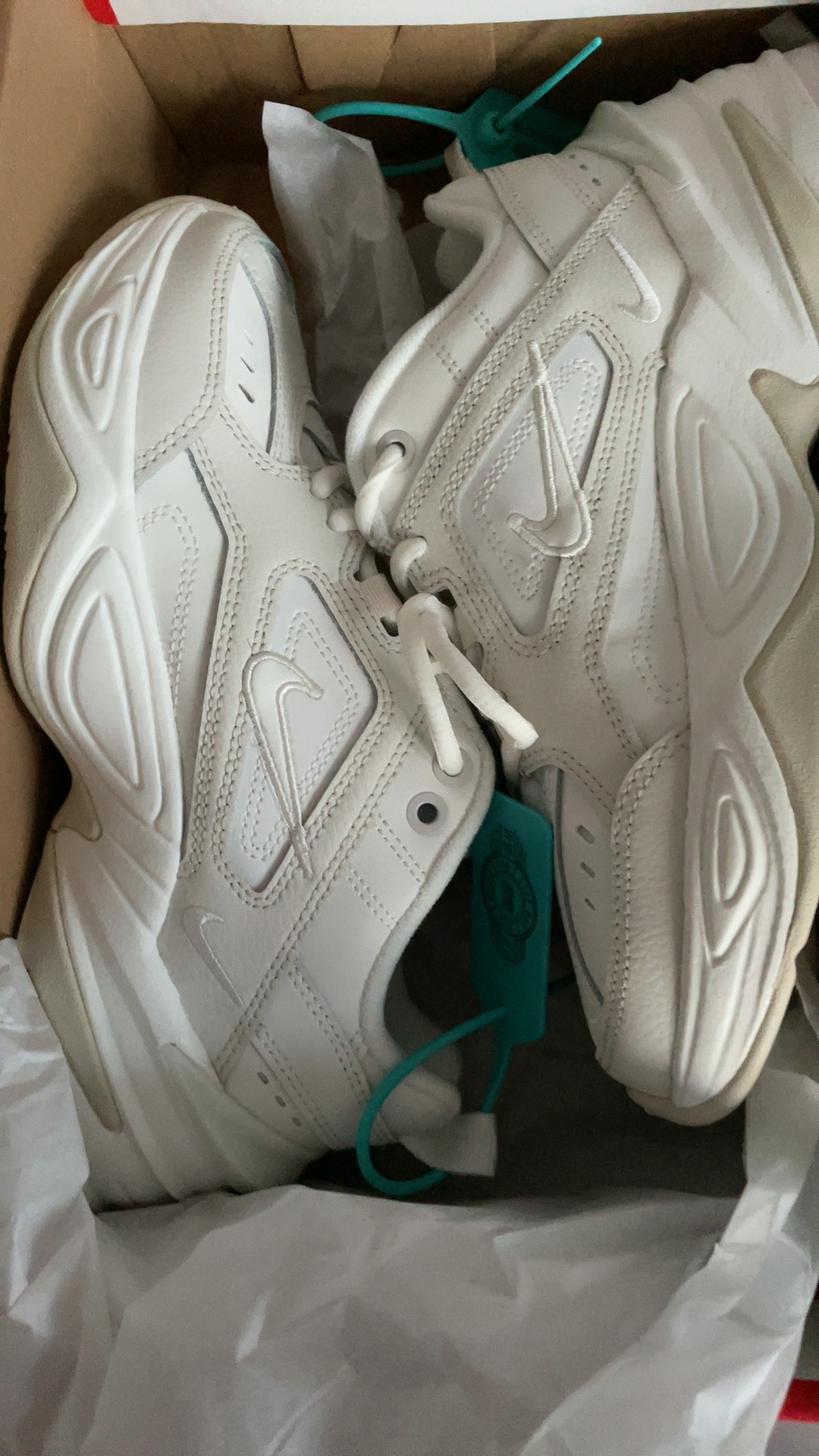 custom review-Nike M2K Tekno Phantom Амортизация Износостойкий Низкий Топ Кроссовки для бега Женские Серый Белый