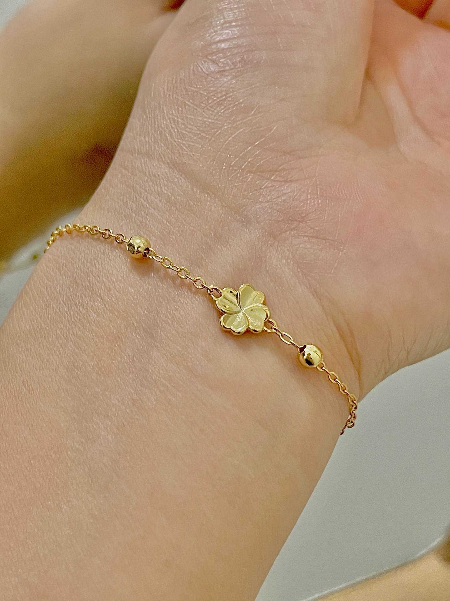 适合送女朋友的黄金手链