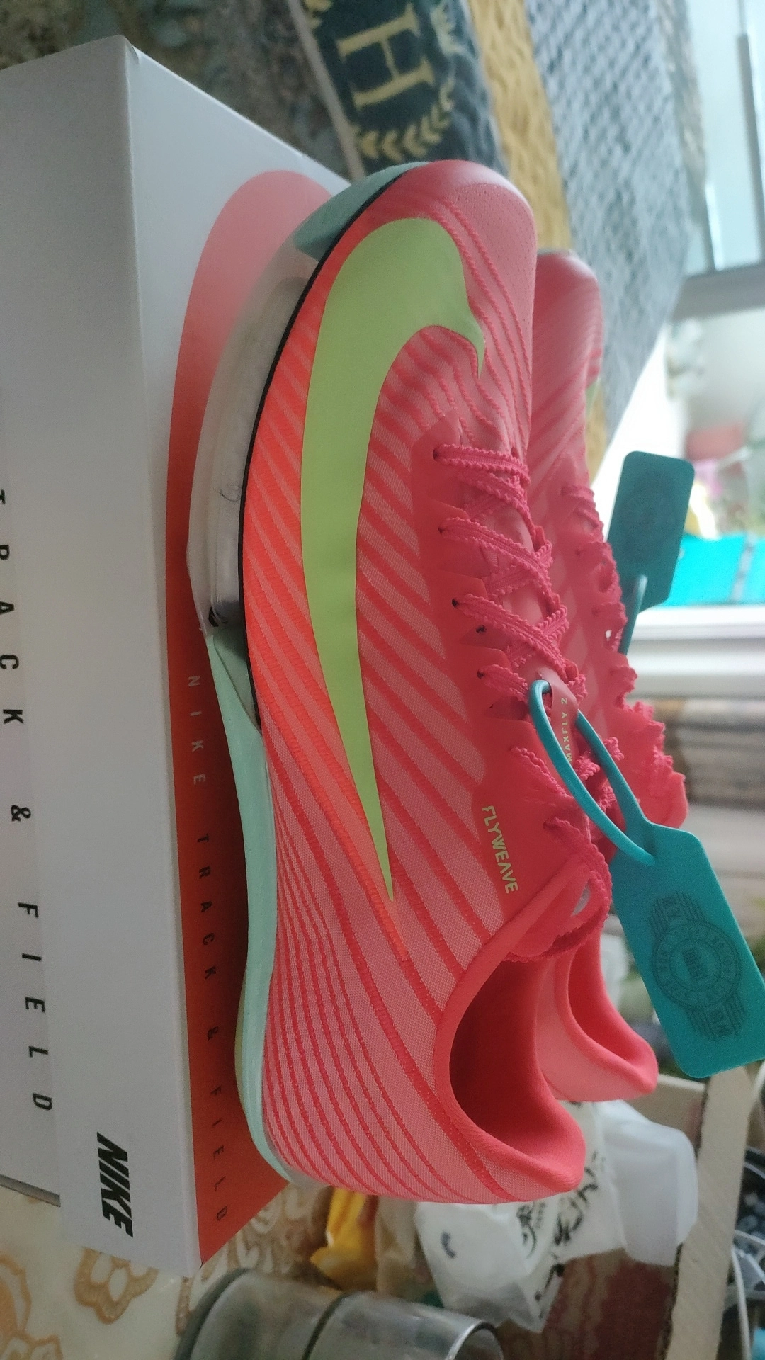 custom review-Nike Maxfly 2 Амортизация Дышащий И Прочный Дизайн Низкий Топ Гонки Спринт Беговые кроссовки Унисекс Красный