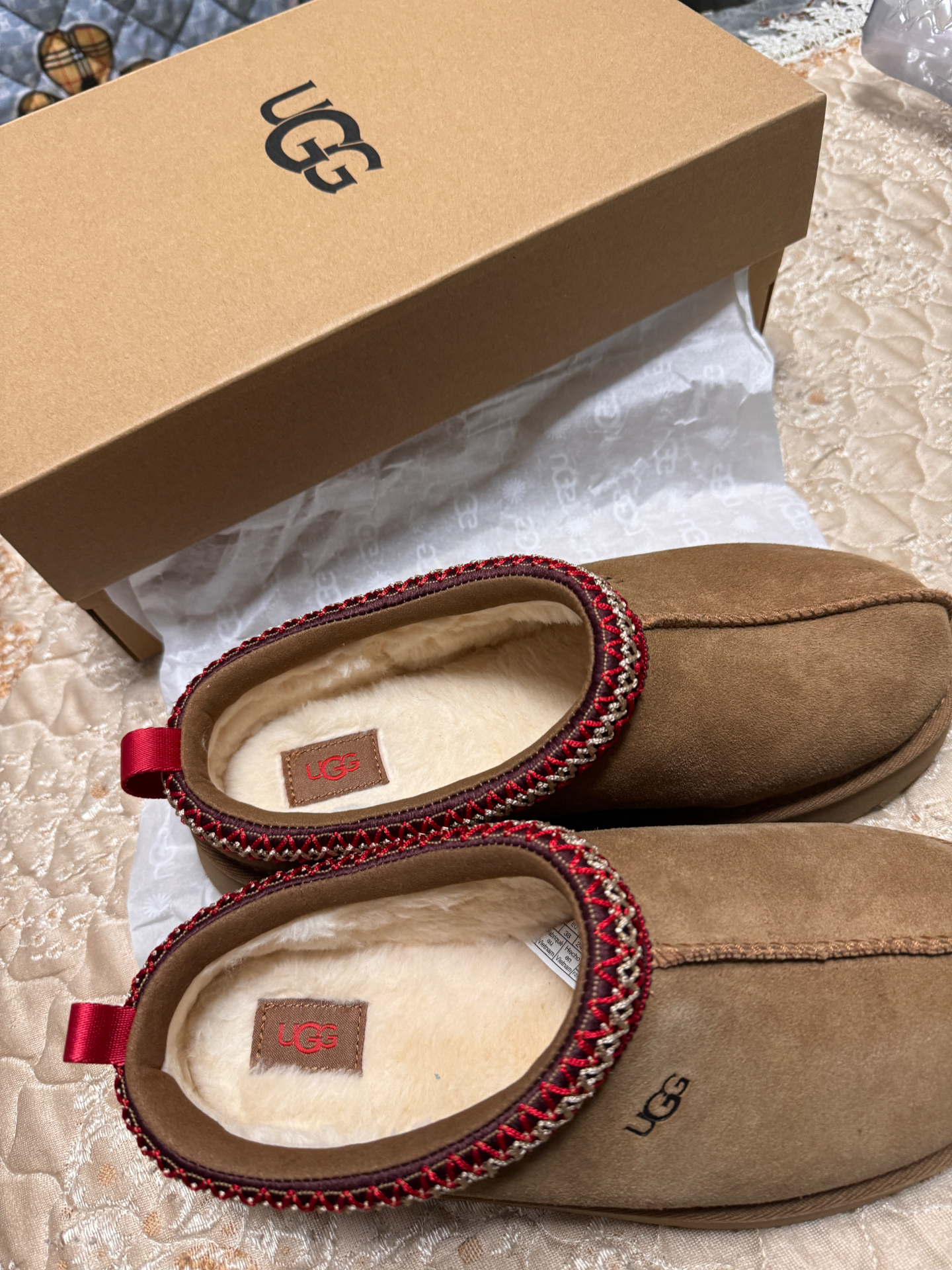 custom review-UGG Tazz Мода Тапочки Коричневый Подростки