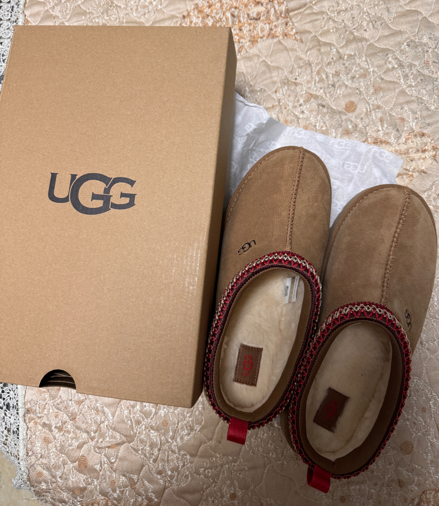 custom review-UGG Tazz Мода Тапочки Коричневый Подростки