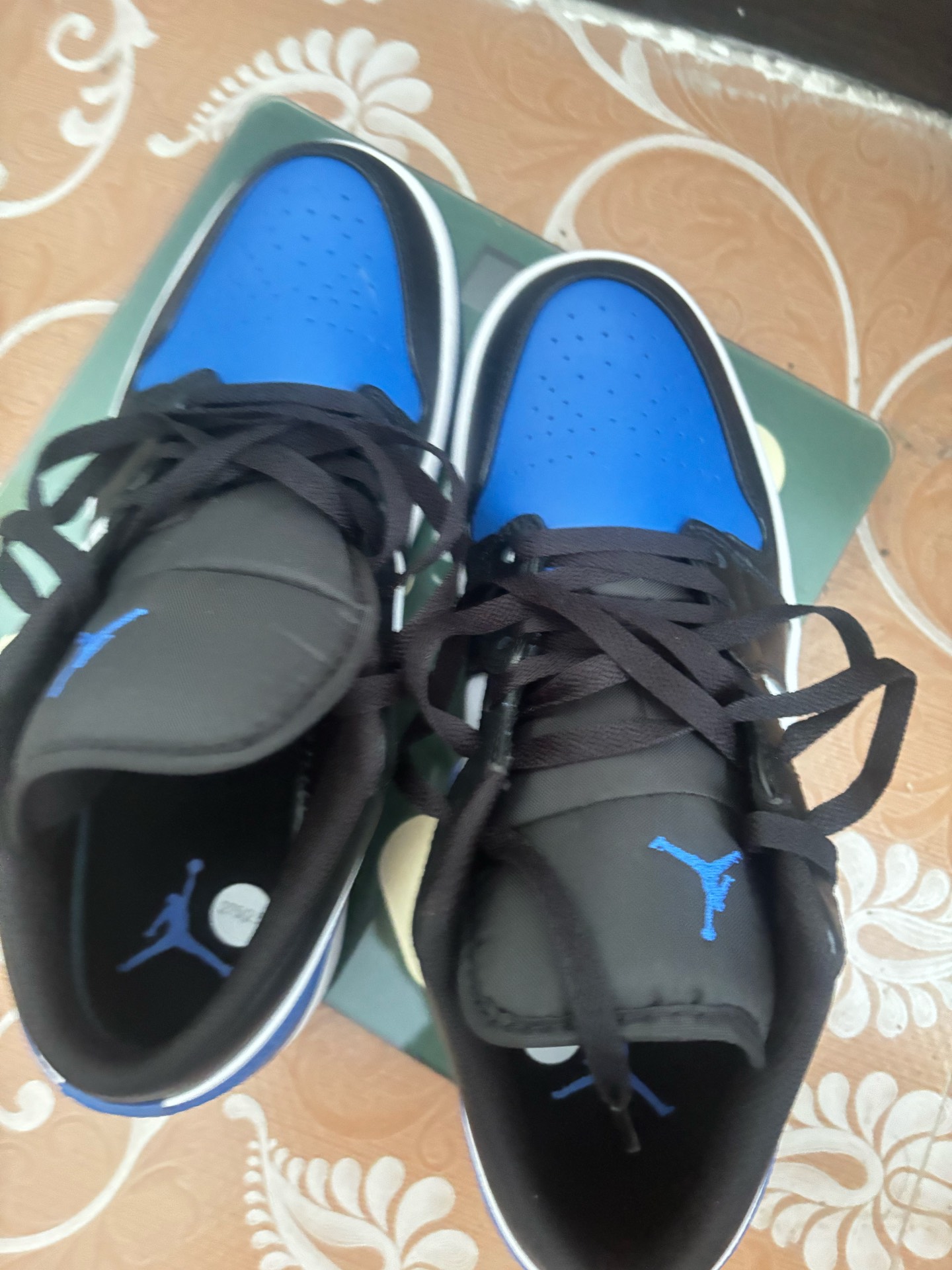 custom review-Jordan 1 Low Alternate Royal Toe