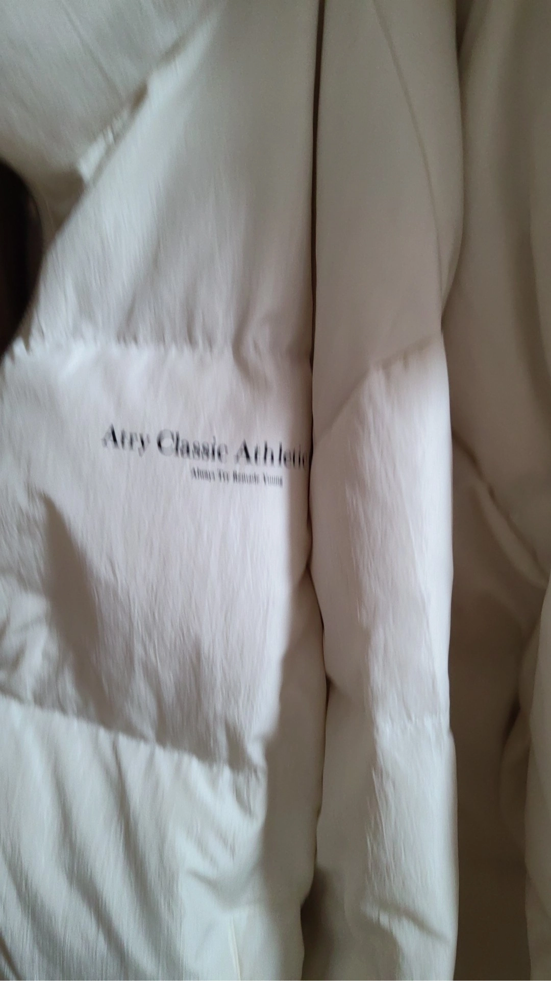 custom review-Atry Alphabet slogan series Пуховик Унисекс