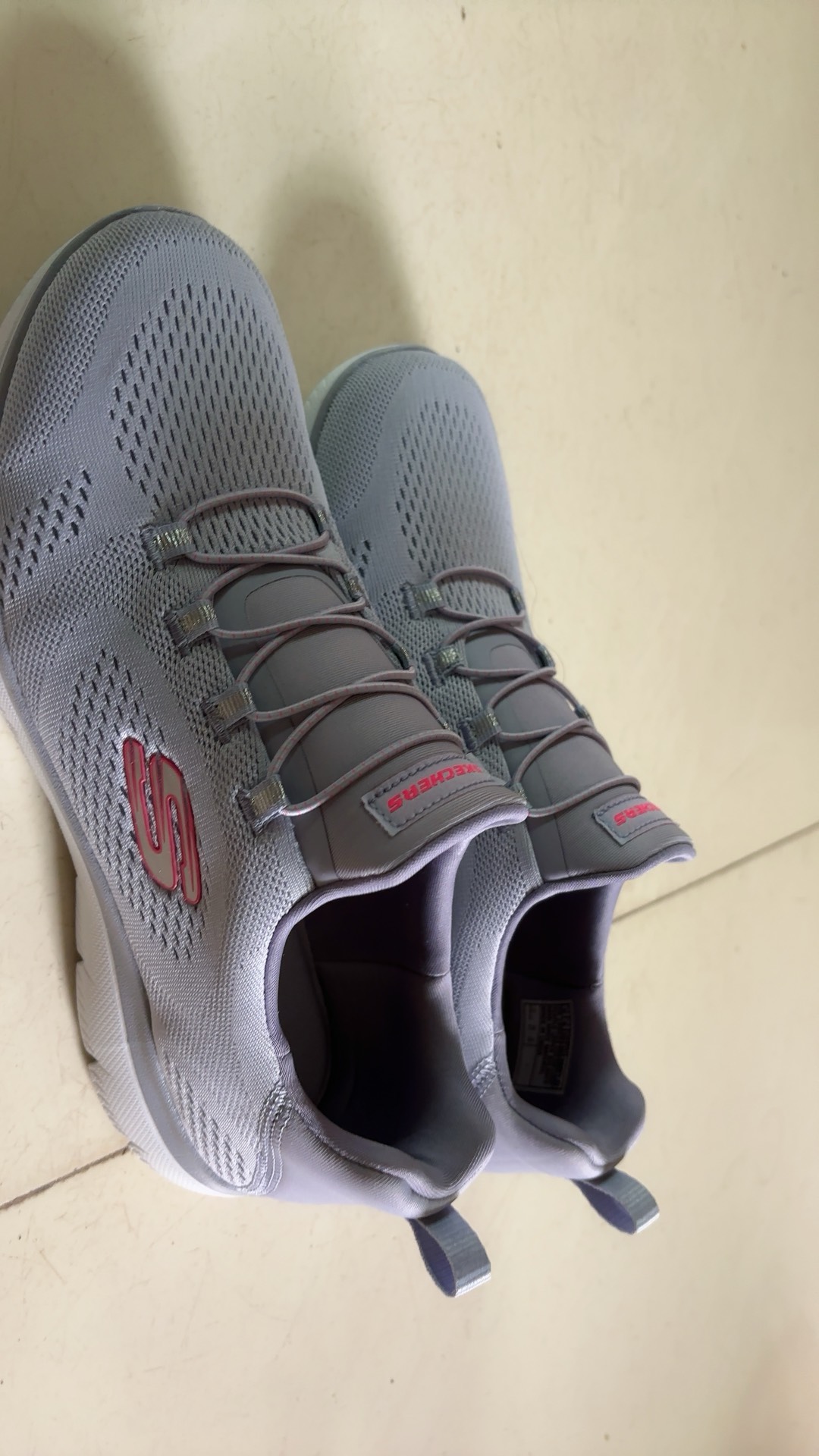 custom review-Skechers Summits Амортизация Устойчивость к истиранию Дышащий Низкий Верх Повседневная обувь Женская Светло-фиолетовая