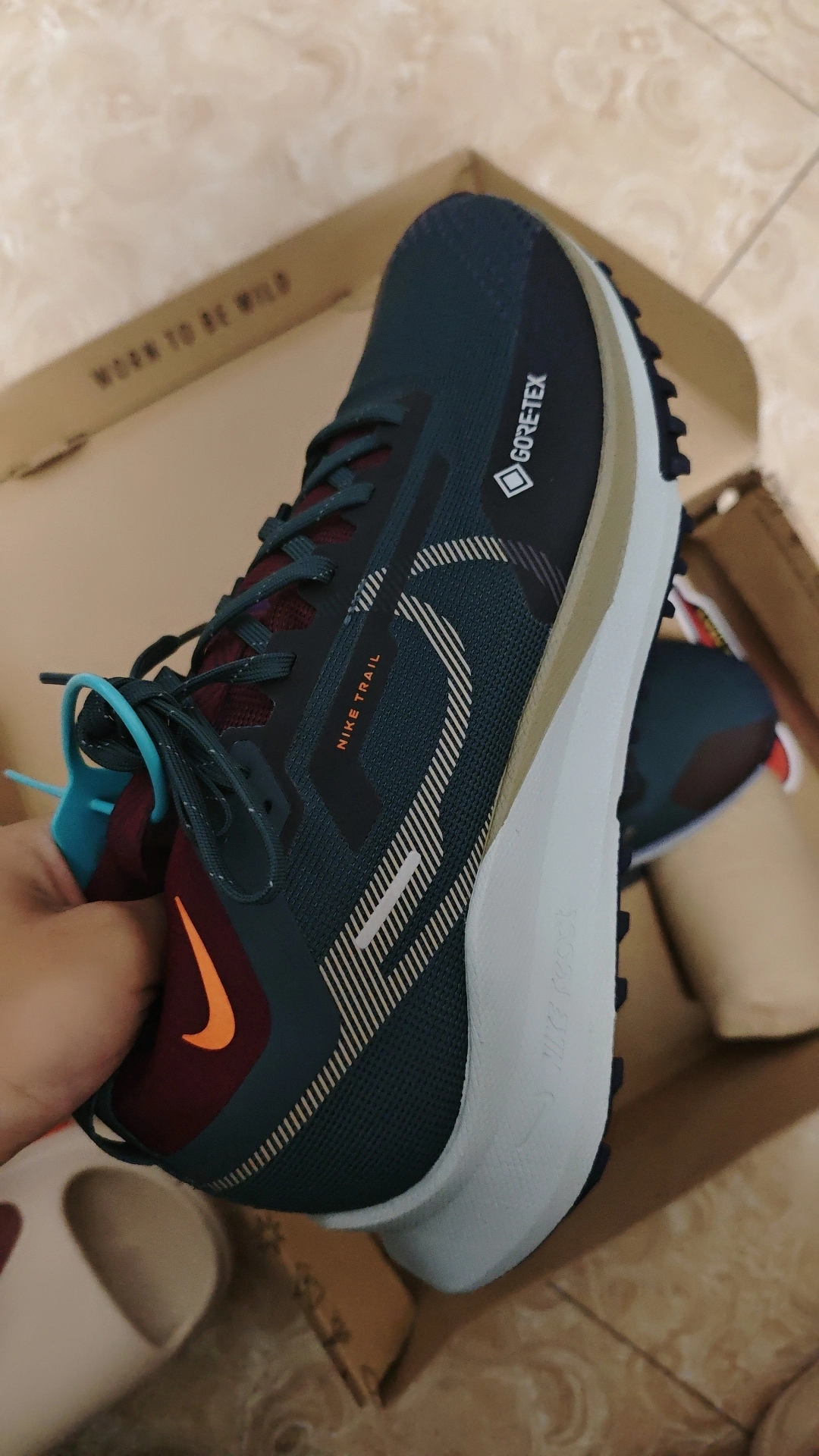 custom review-Nike Pegasus Trail 4 Устойчивый к истиранию Дышащие Низкие Кроссовки для бега по пересеченной местности Мужские Темно-зеленые