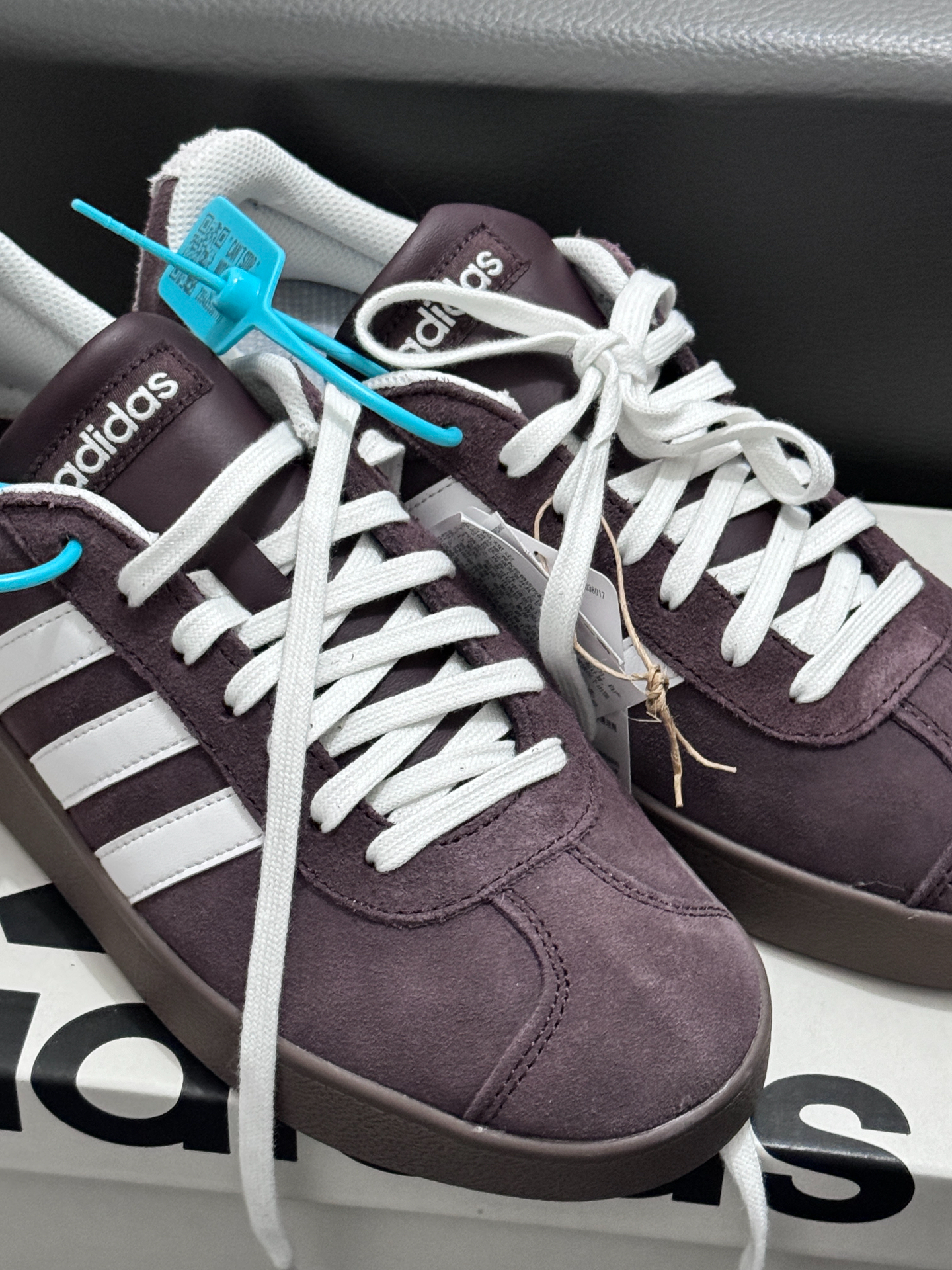 custom review-Adidas VL Court 2,0 Устойчивые к истиранию низкие кроссовки для скейтбординга унисекс коричневые