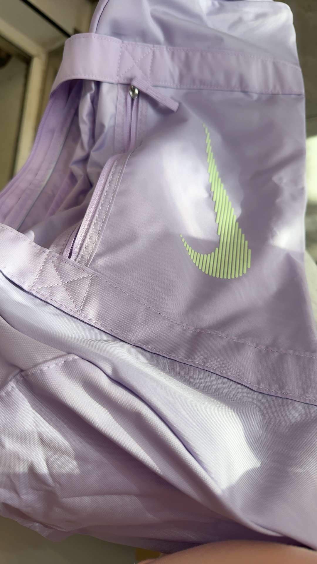 custom review-Nike Полиэстер Сумка Сумка через плечо Сумка через плечо Спортивная сумка среднего размера унисекс Туманный зеленый