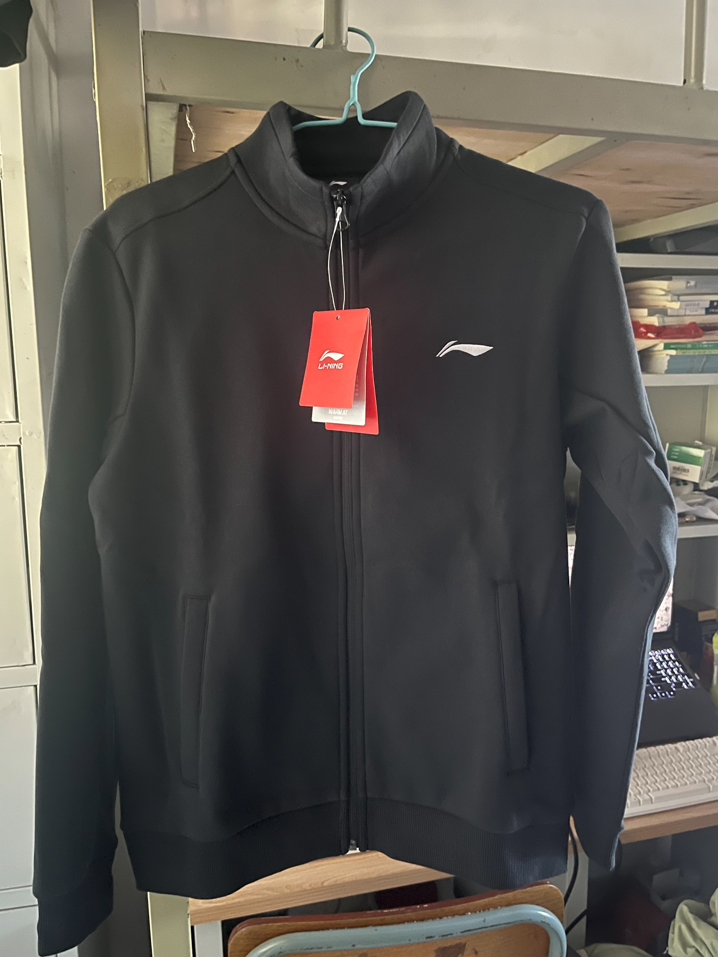 li ning 李宁运动立领拉链长袖夹克 awdpa03
