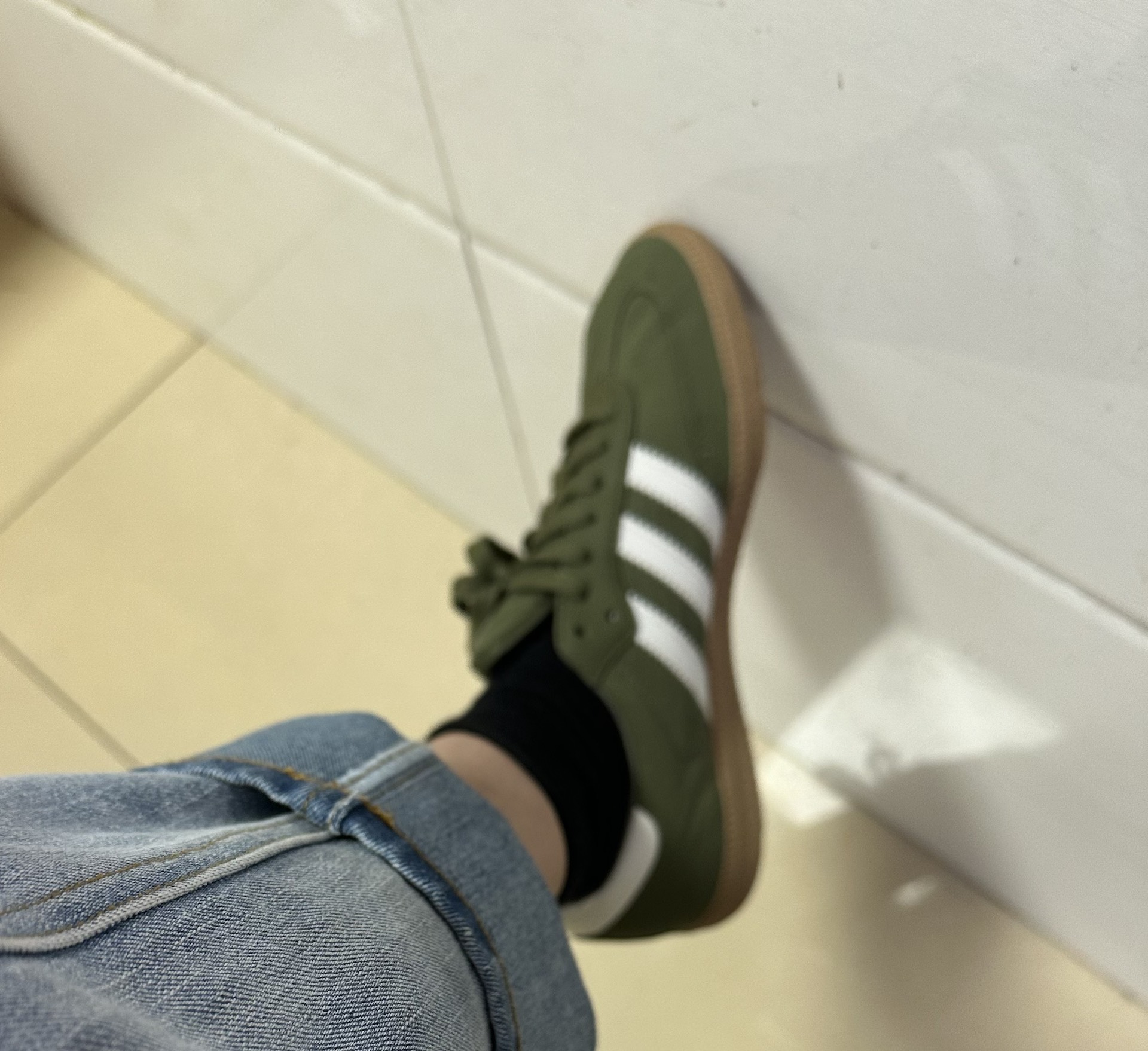 custom review-Adidas Originals SAMBA OG Low Топ Скейтборд Кроссовки Унисекс Оливково-зеленый