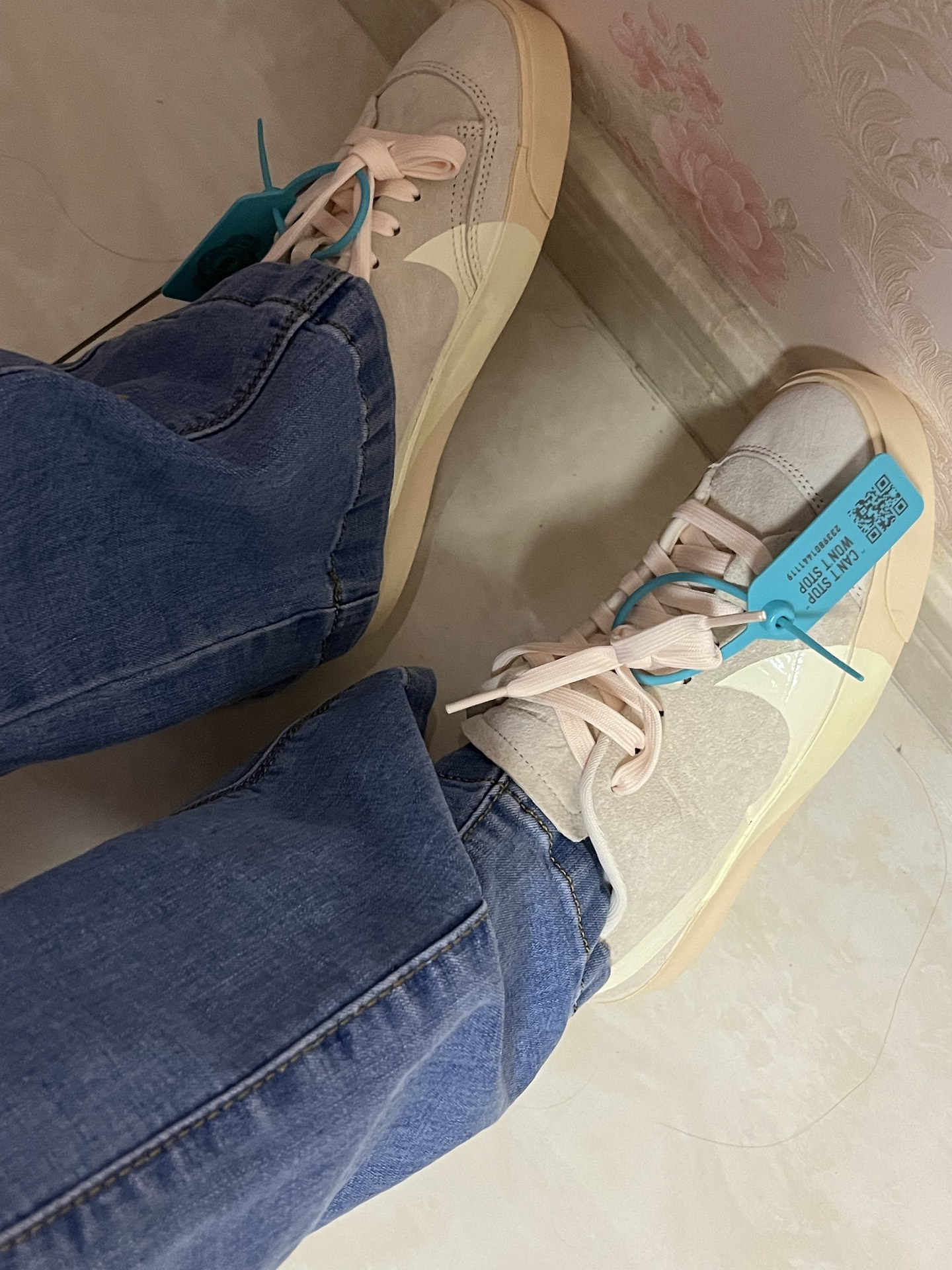 custom review-Nike Blazer L Low Топ Скейтборд Кроссовки Женские Вишневый Цветок Розовый