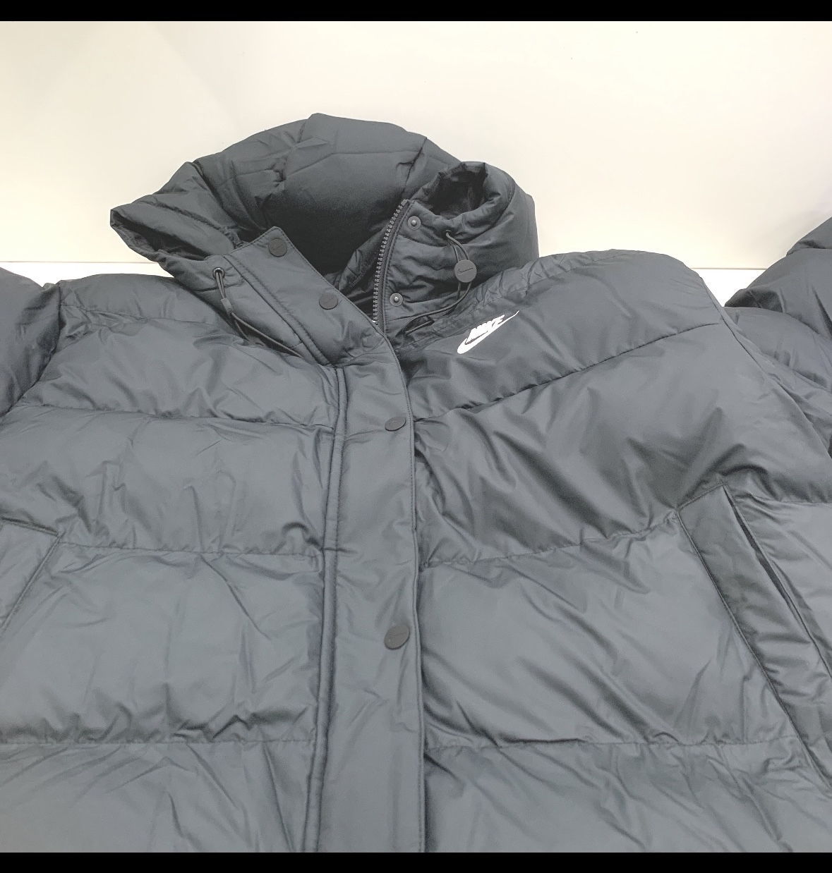 custom review-nike Пуховая куртка Женская Черная