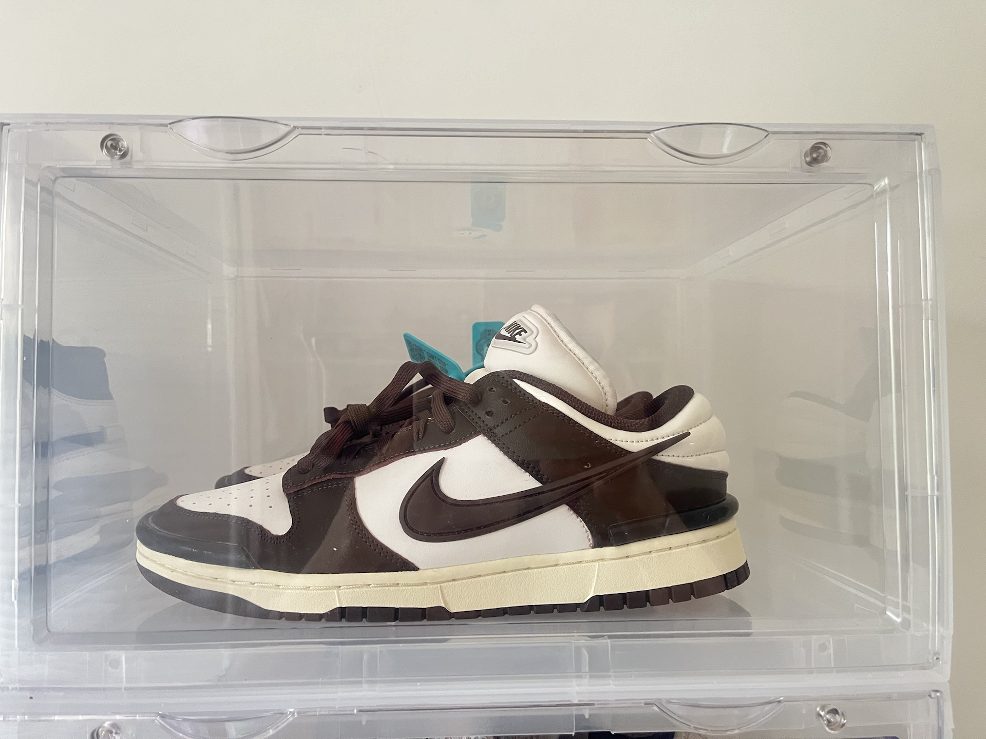 custom review-Nike Dunk Twist Low Скейтборд Кроссовки Женские Коричневый/Белый