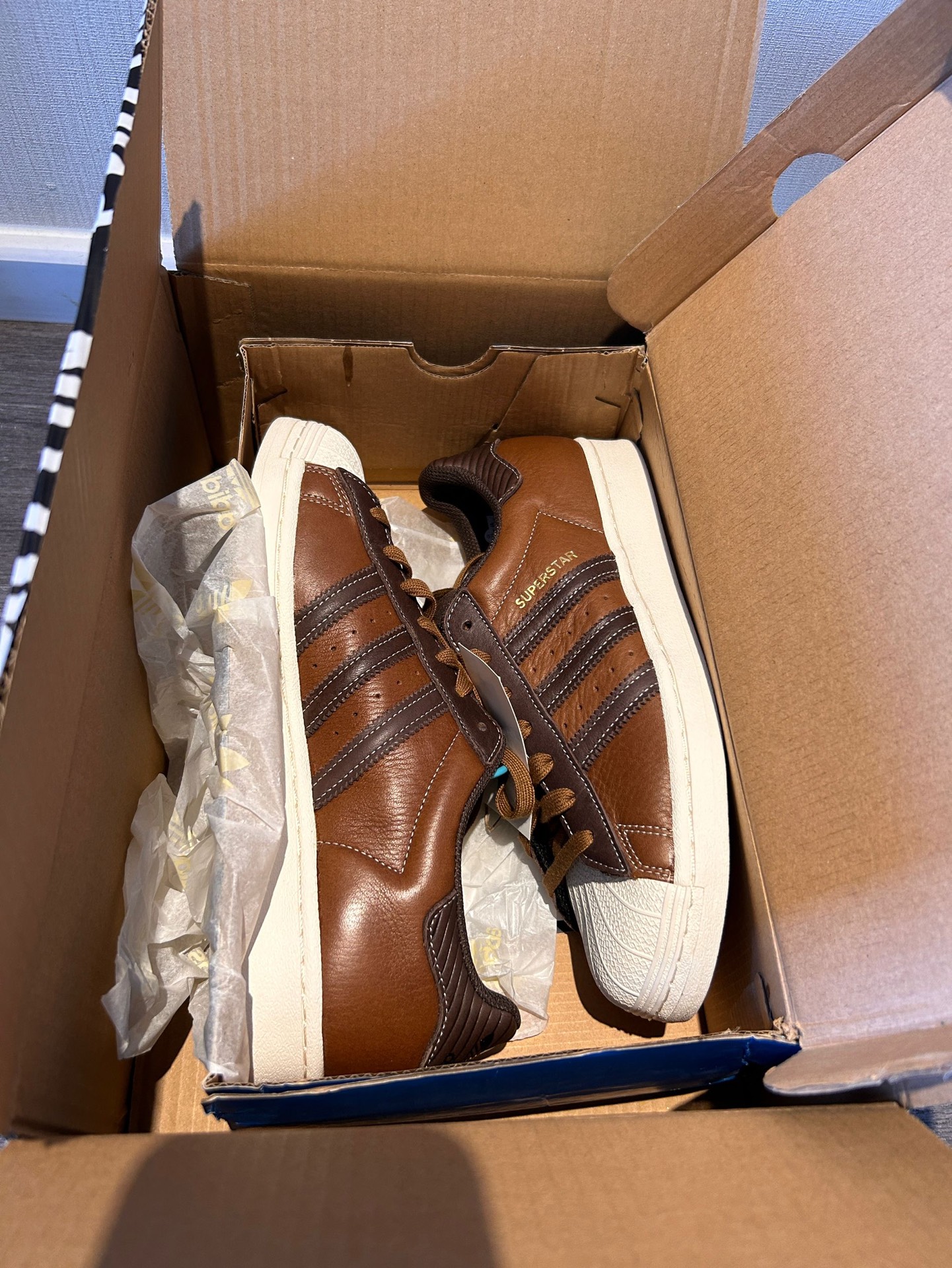 custom review-Adidas Originals SUPERSTAR Амортизация Износостойкие Низкие Кроссовки для Скейтбординга Унисекс Темно-Кофейный