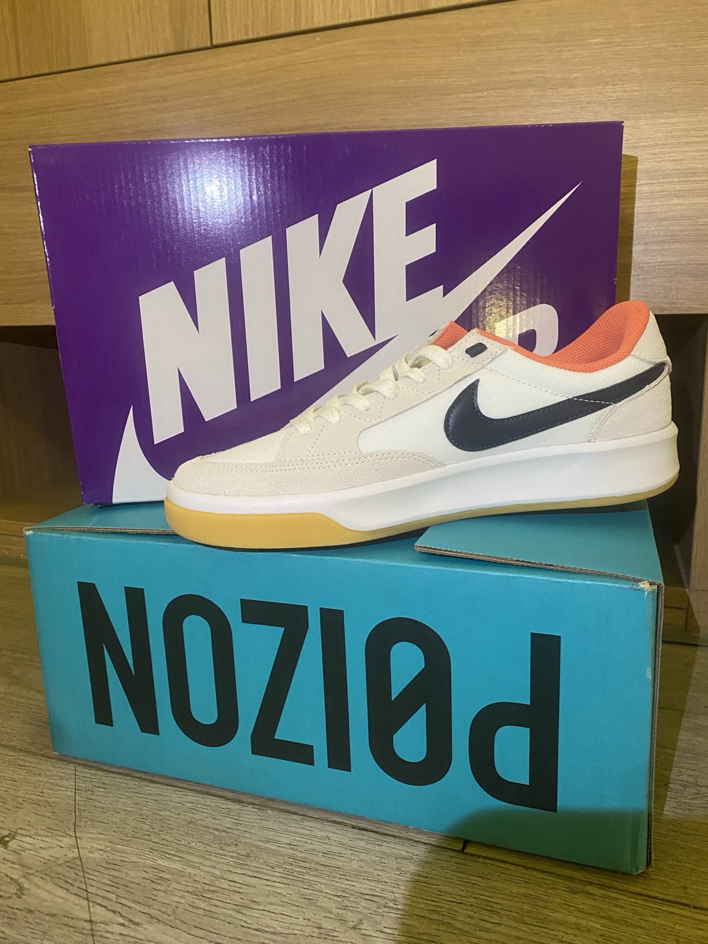 Nike Adversary Sb Premium Turf Orange Gum Light Brown US M 9