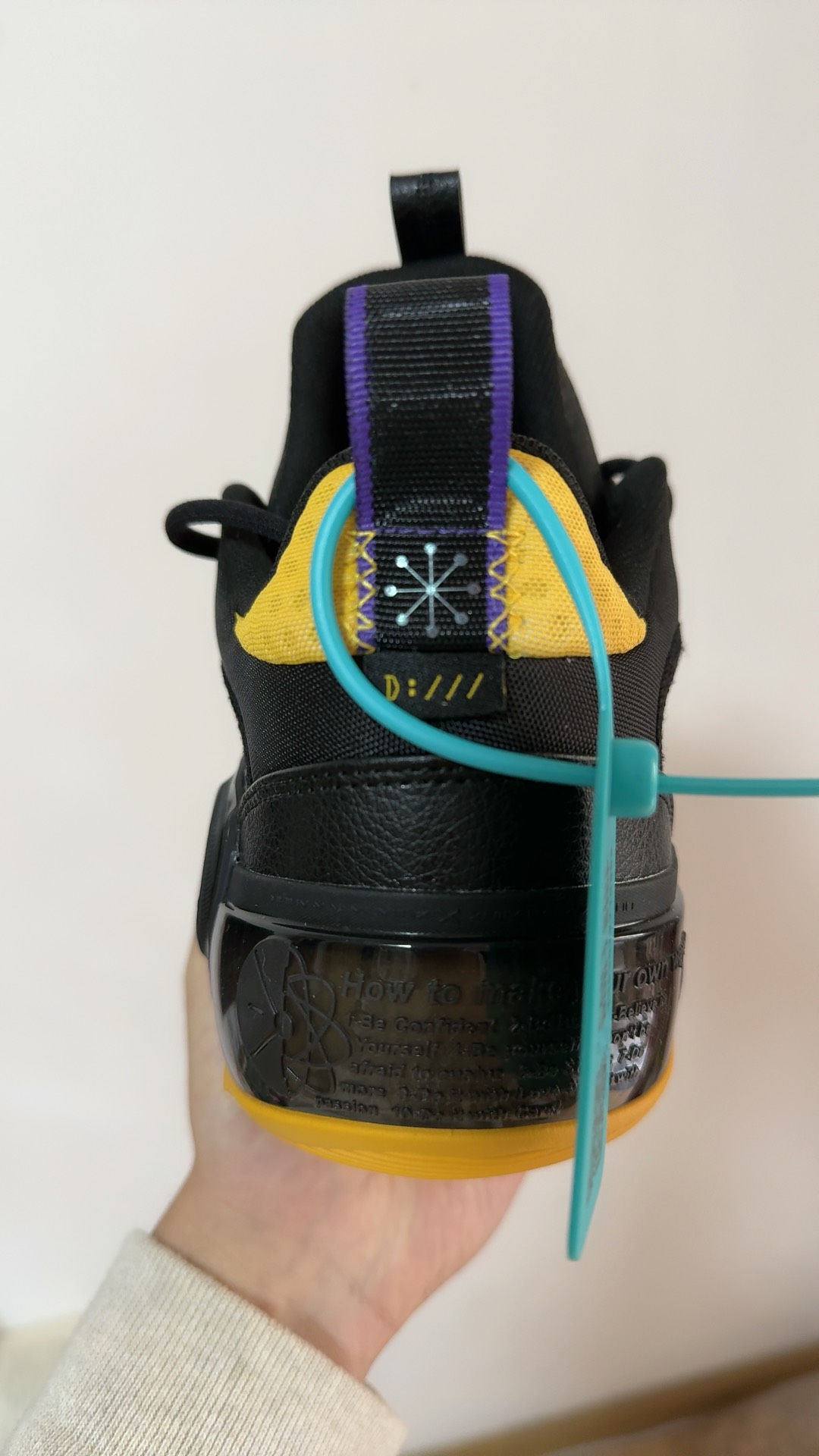 custom review-Подкладка WOW 10 Way of Wade 10 'Гостевой' Городской Джерси Амортизация Низкий Топ Баскетбольные Кроссовки Мужской Черный Желтый