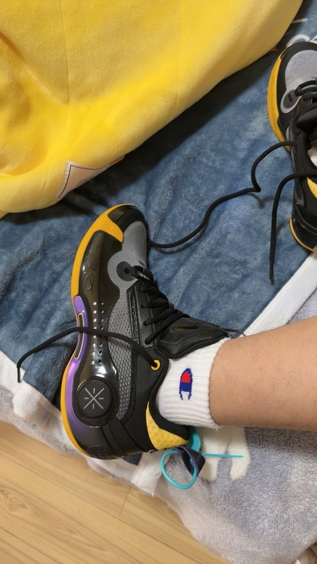 custom review-Подкладка WOW 10 Way of Wade 10 'Гостевой' Городской Джерси Амортизация Низкий Топ Баскетбольные Кроссовки Мужской Черный Желтый