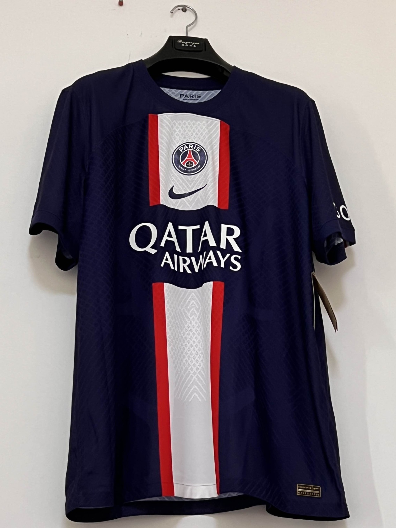 梅西巴黎球员版球衣正版印号